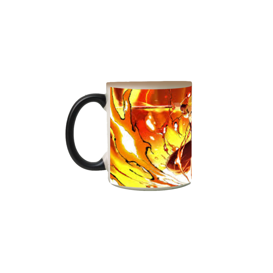 Nome do produto: CANECA MAGICA DE DEMON SLAYER PILAR DO FOGO2