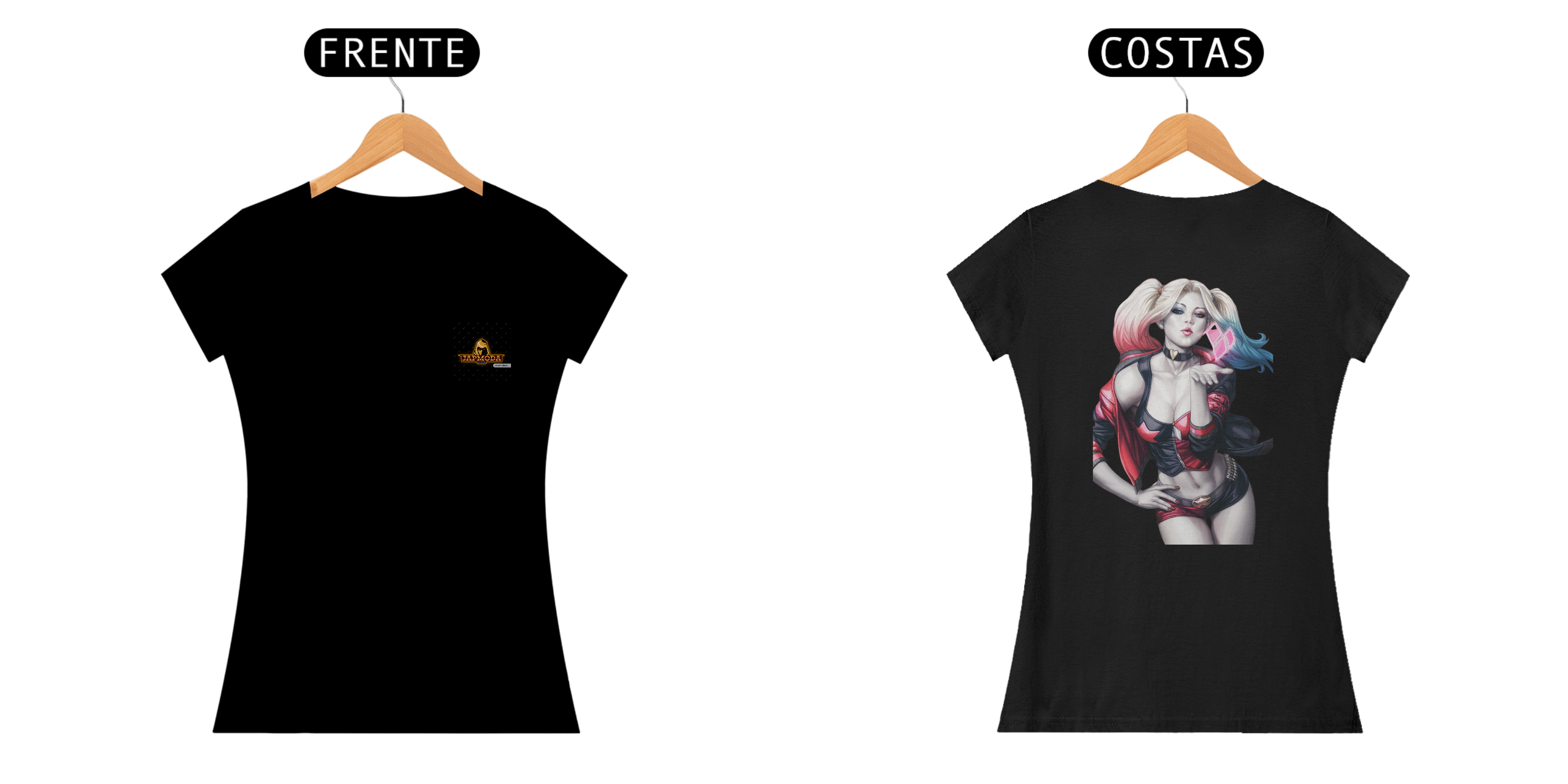 Nome do produto: Camiseta Arlequina