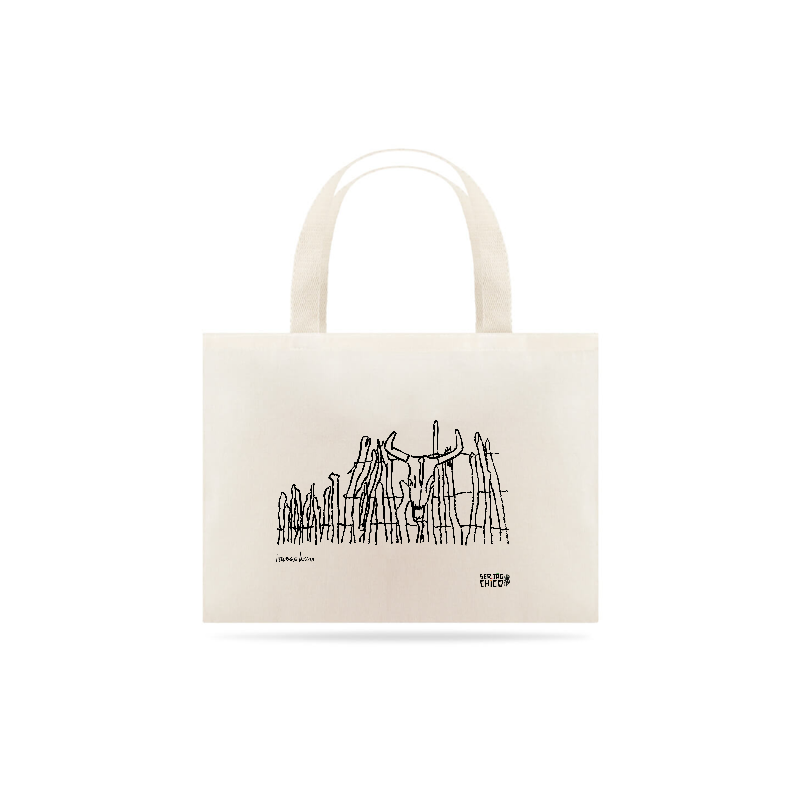 ECOBAG / GRAVURA - CAVEIRA DE BOI