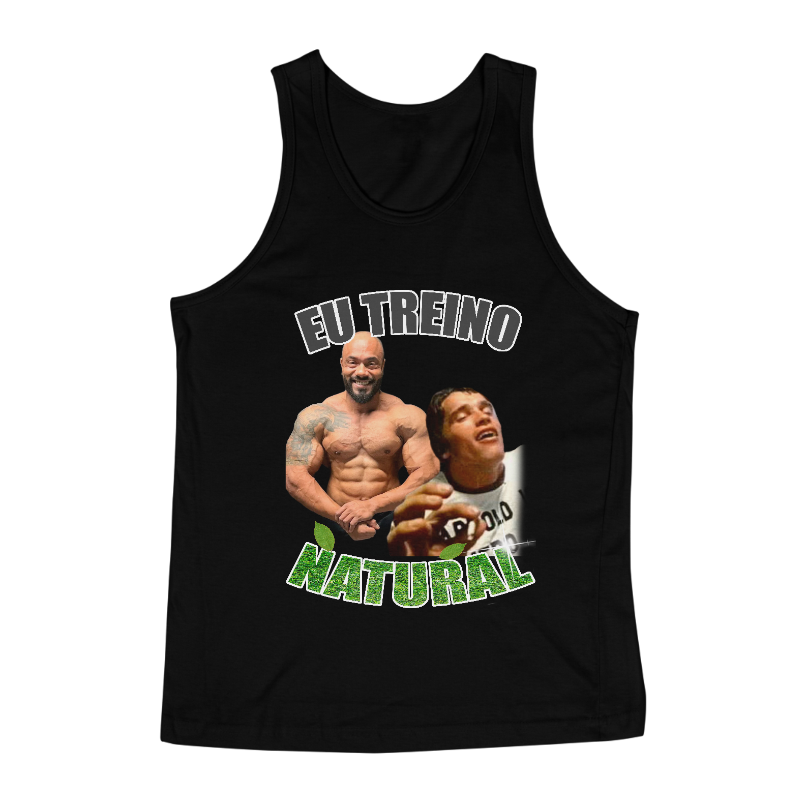 Nome do produto: Regata “Eu Treino Natural” – Crescimento natural e sem efeitos (colaterais)