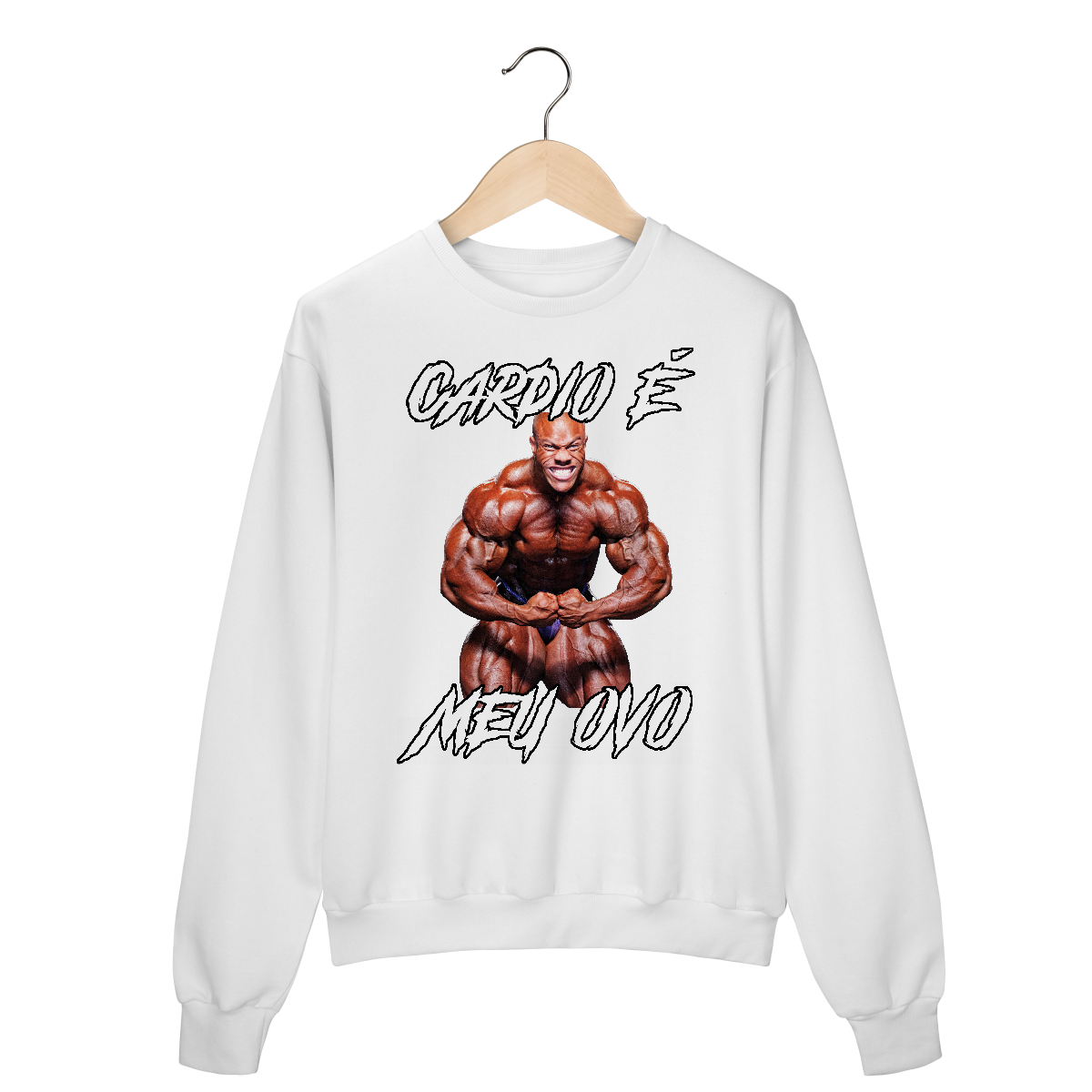 Nome do produto: Moletom “Cardio é Meu Ovo”