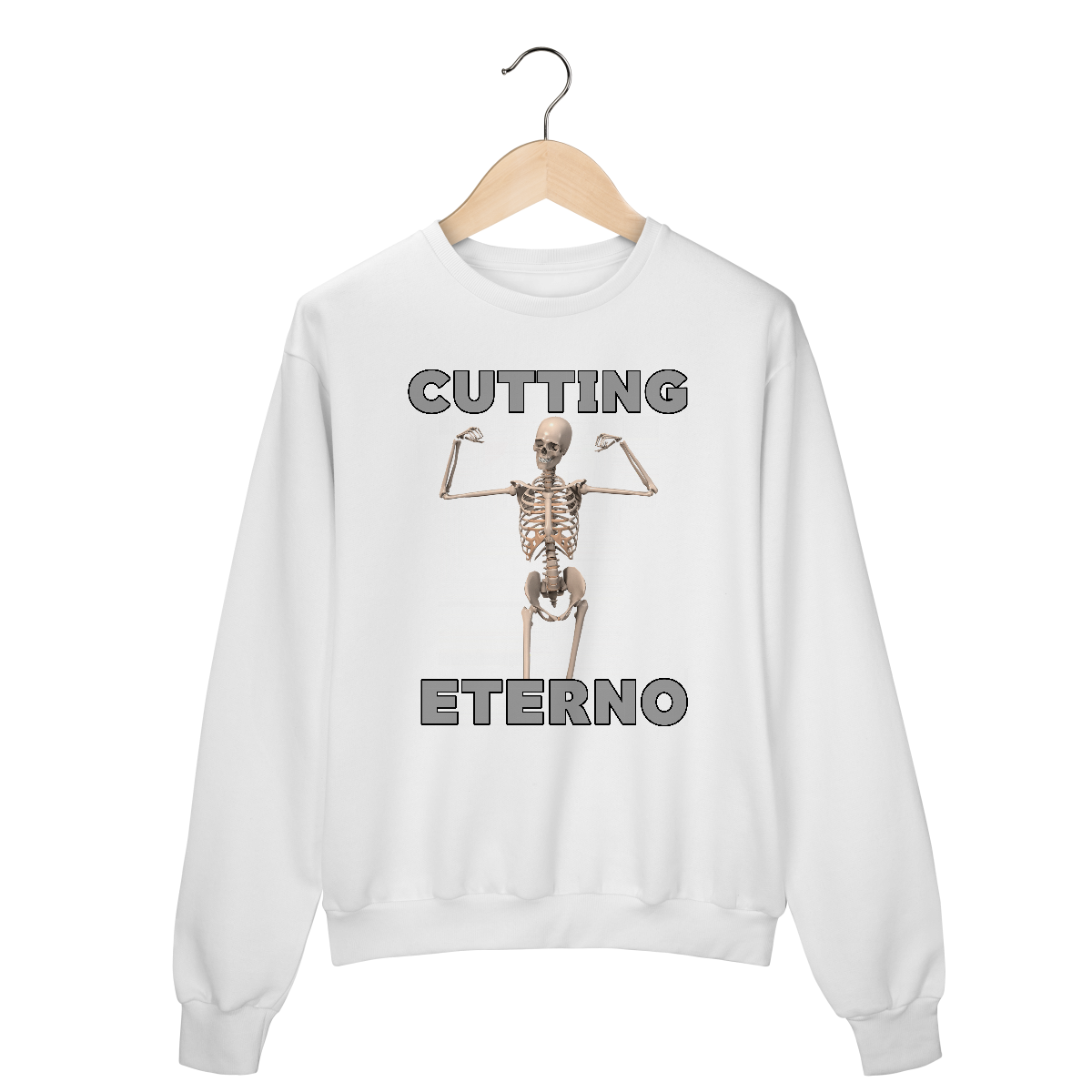 Nome do produto: Moletom “Cutting Eterno”(white)