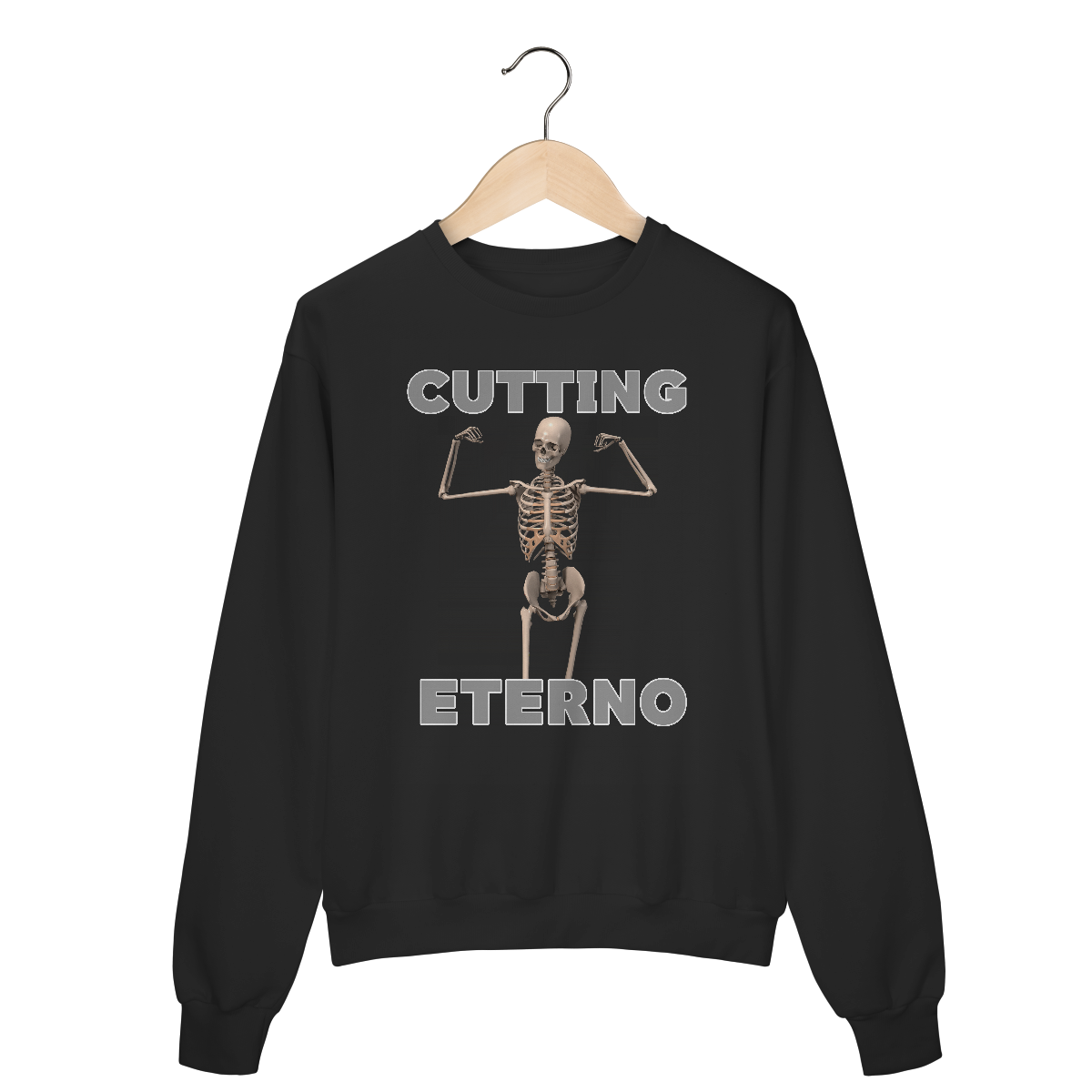 Nome do produto: Moletom “Cutting Eterno”(black)