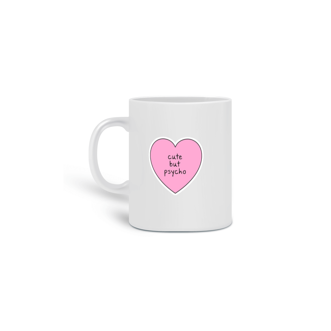 Nome do produto: Caneca Cute but Psycho