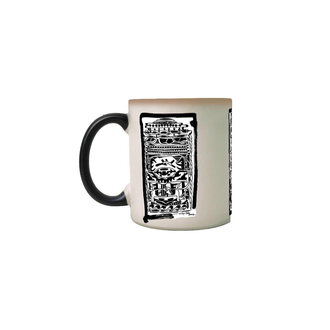 Nome do produto: Caneca Mágica Estampa Misturado Futurama, Mundo Animal e Trip 