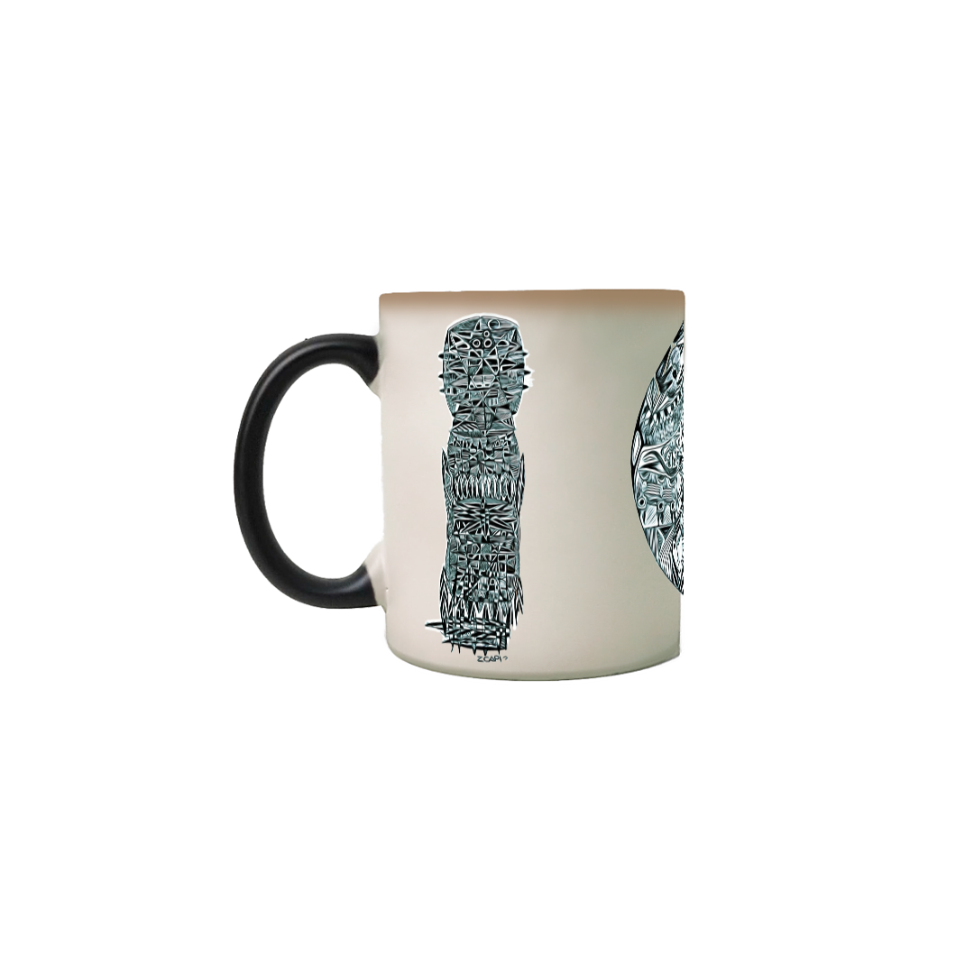 Nome do produto: Caneca Mágica Estampa Misturado Toten Haux, Cosmo Zé e Cordel Encantado 