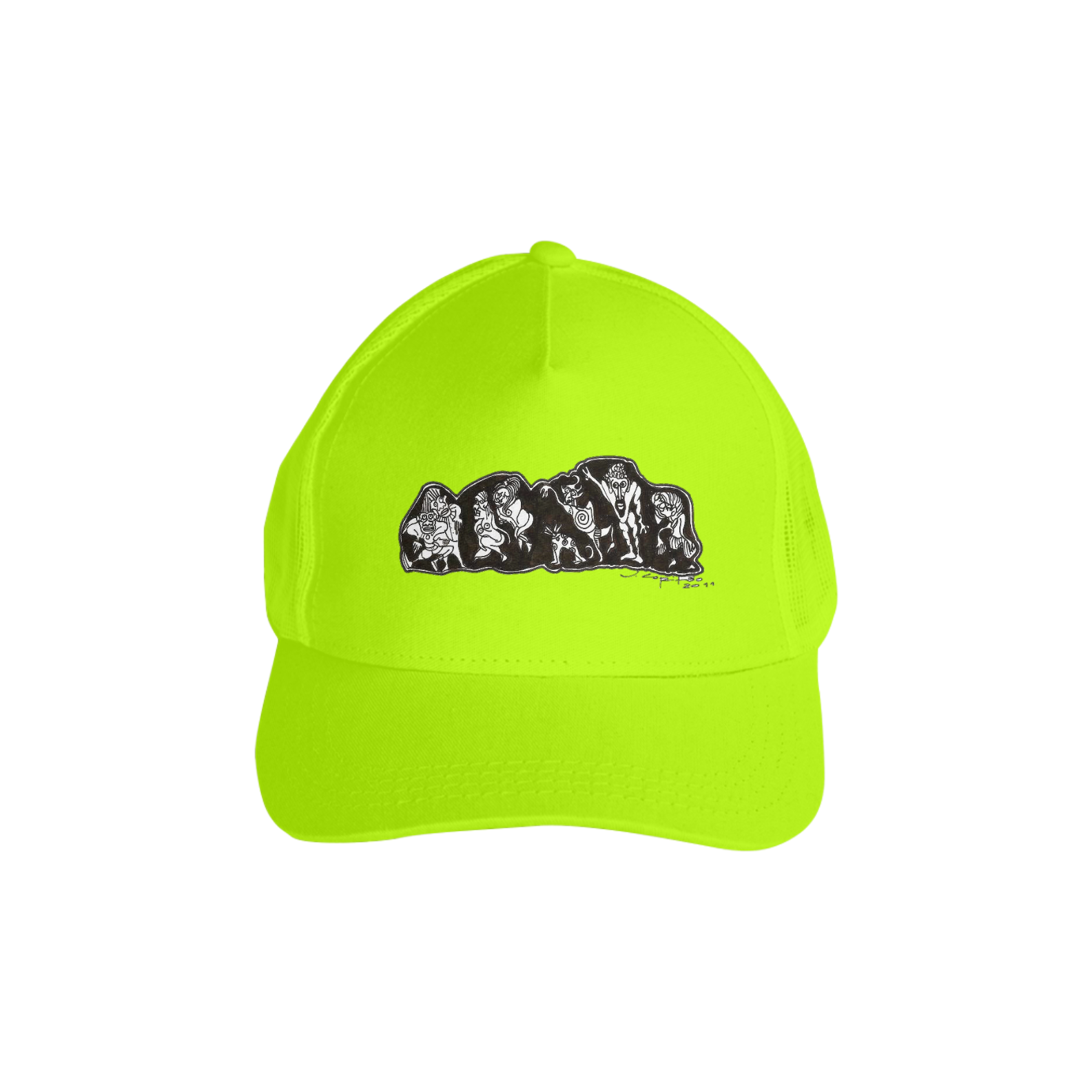 Nome do produto: Boné Prime Com Tela Estampa Primatas 