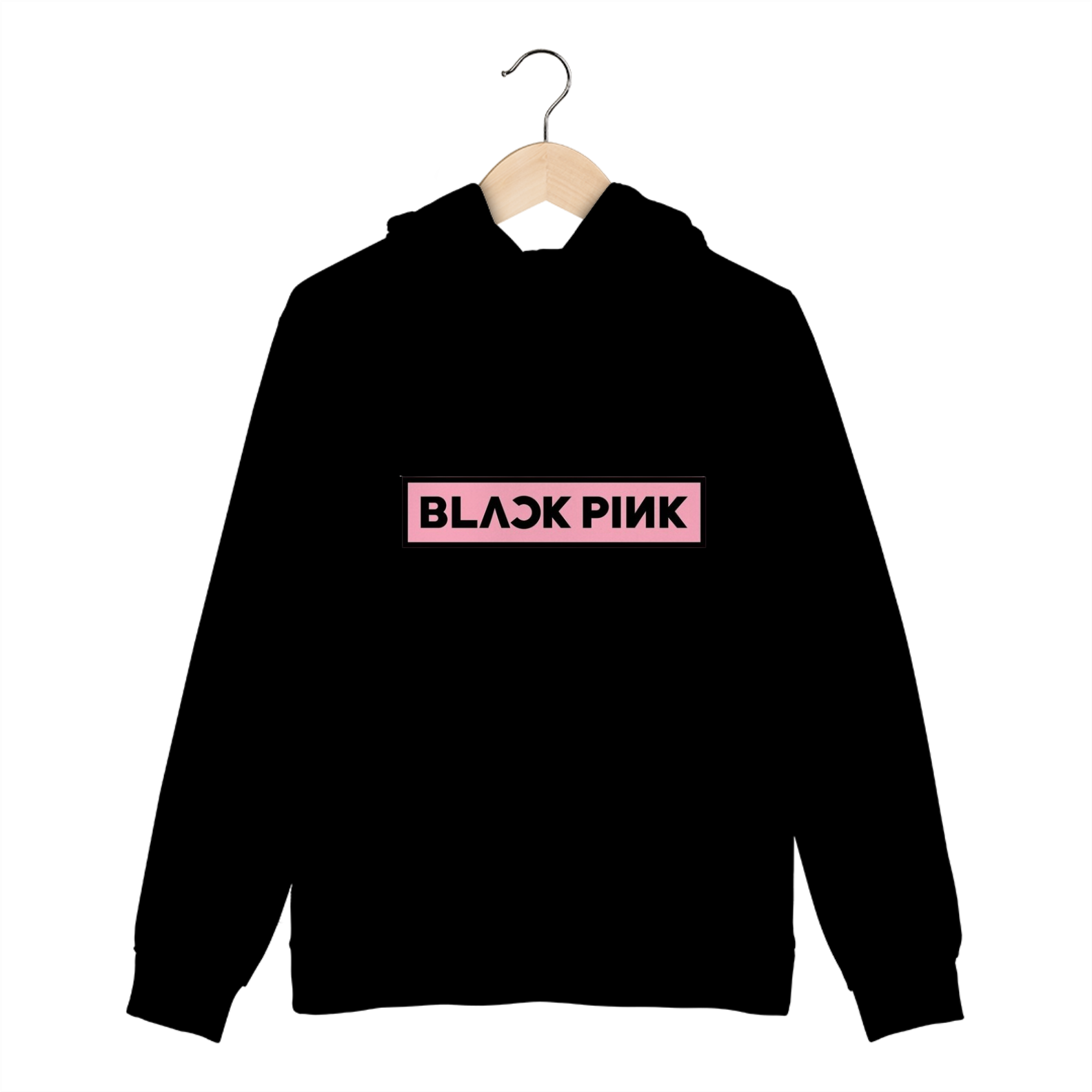 Nome do produto: MOLETOM CANGURU BLACK PINK