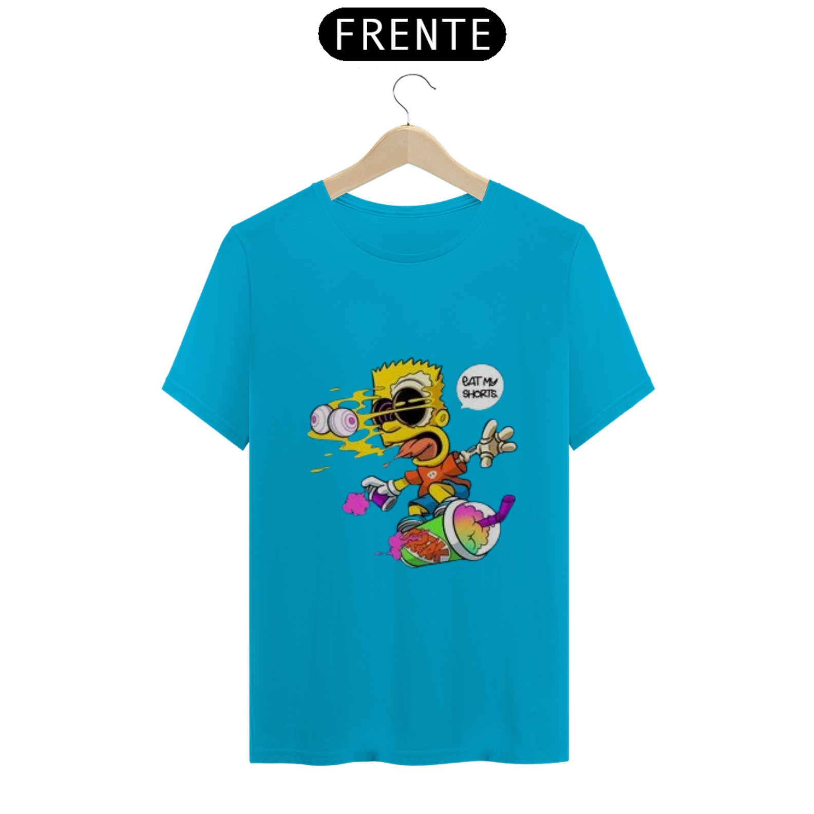 Nome do produto: Camisa com Bart Simpson