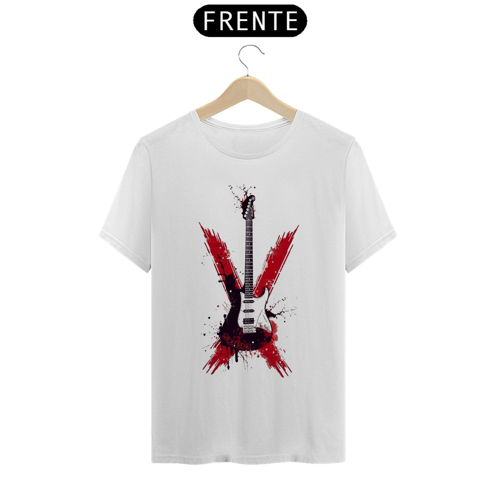 Nome do produto:  Camisa com Guitarra