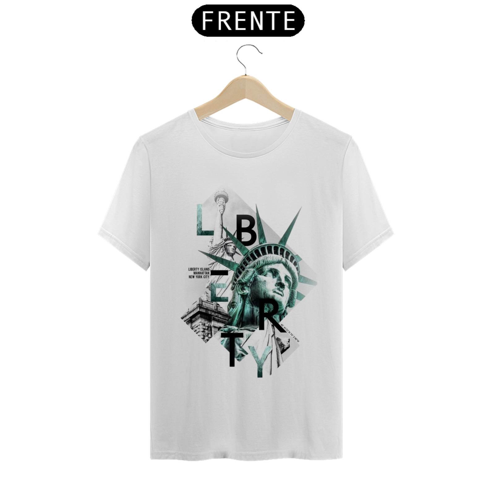 Nome do produto: Camisa da Estátua da Liberdade