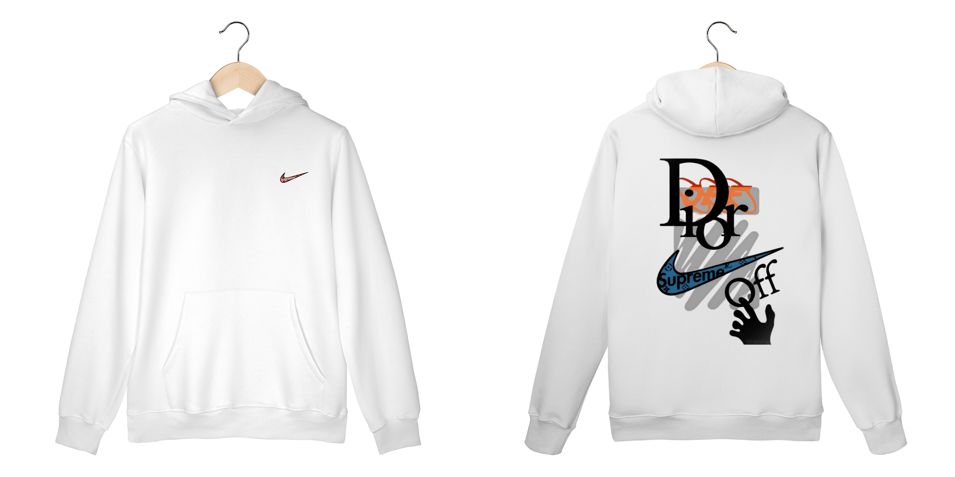 Nome do produto: Moletom Canguru Da Nike com Supreme