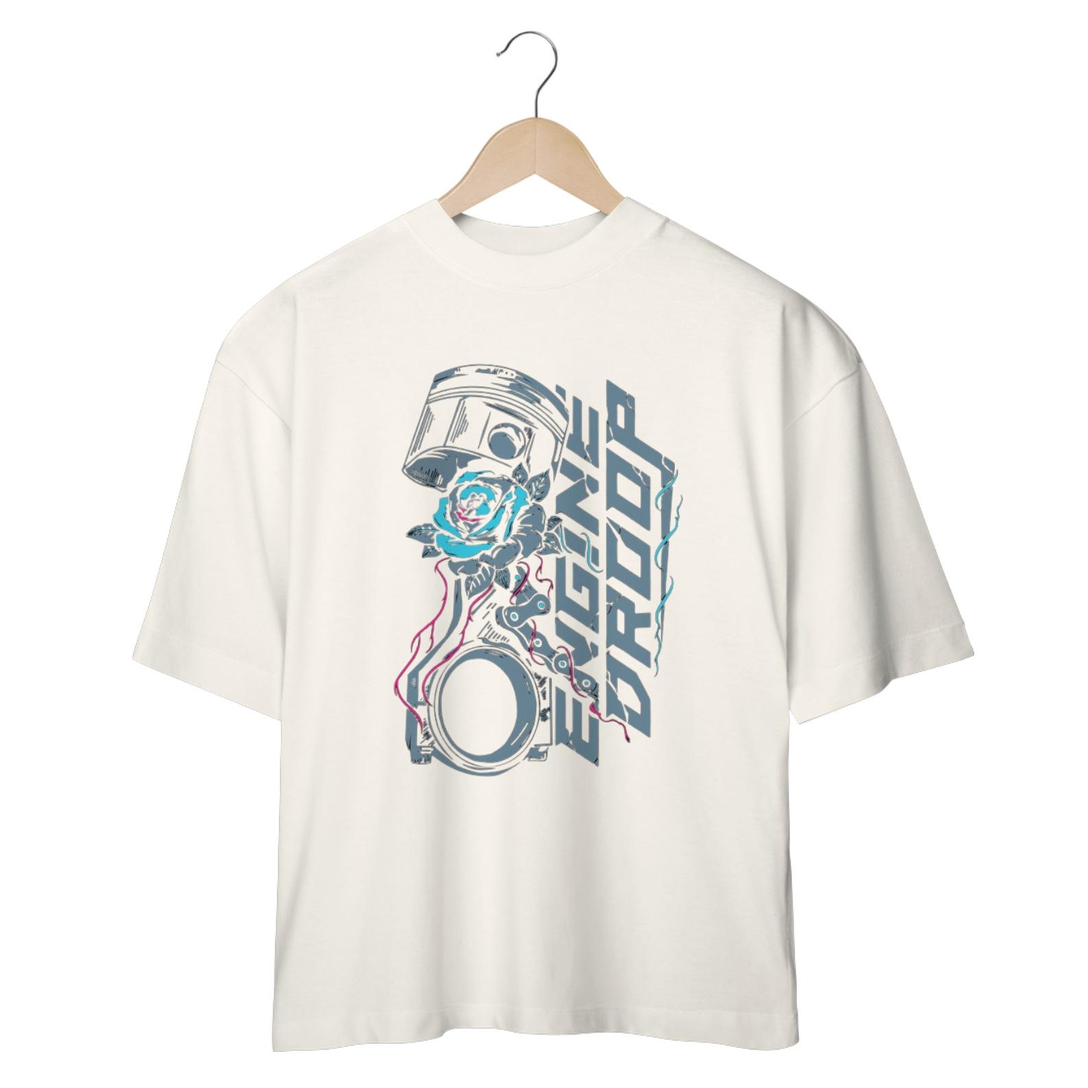 Nome do produto: Camisa Oversized Com Pistão Motor