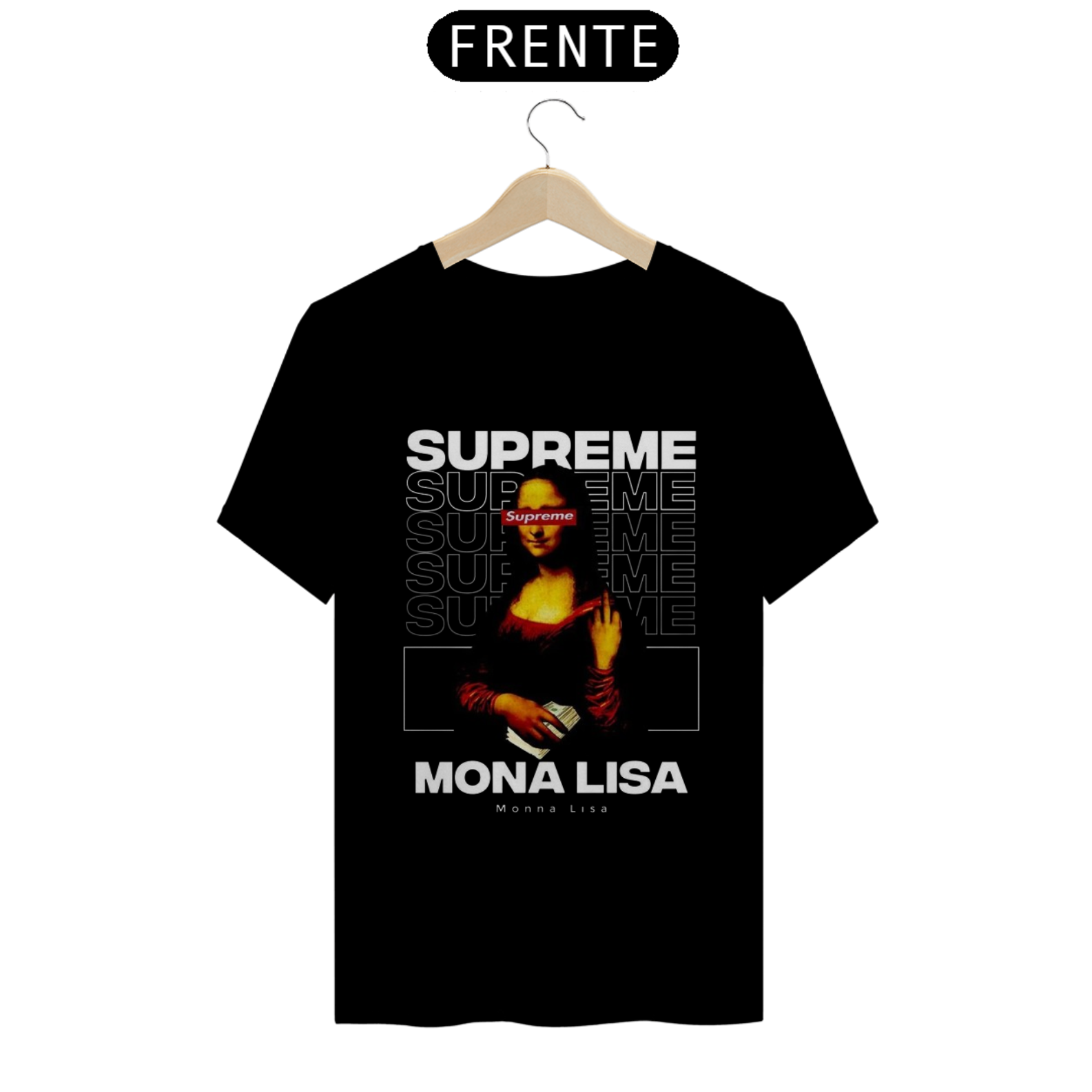 Nome do produto: Camisa Mona Lisa x Supreme
