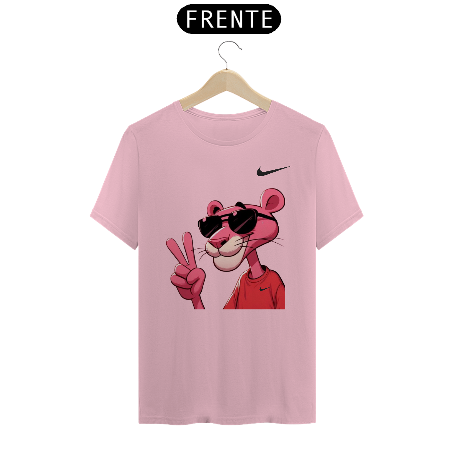 Nome do produto:  Camisa da Pantera Cor-de-Rosa com Nike