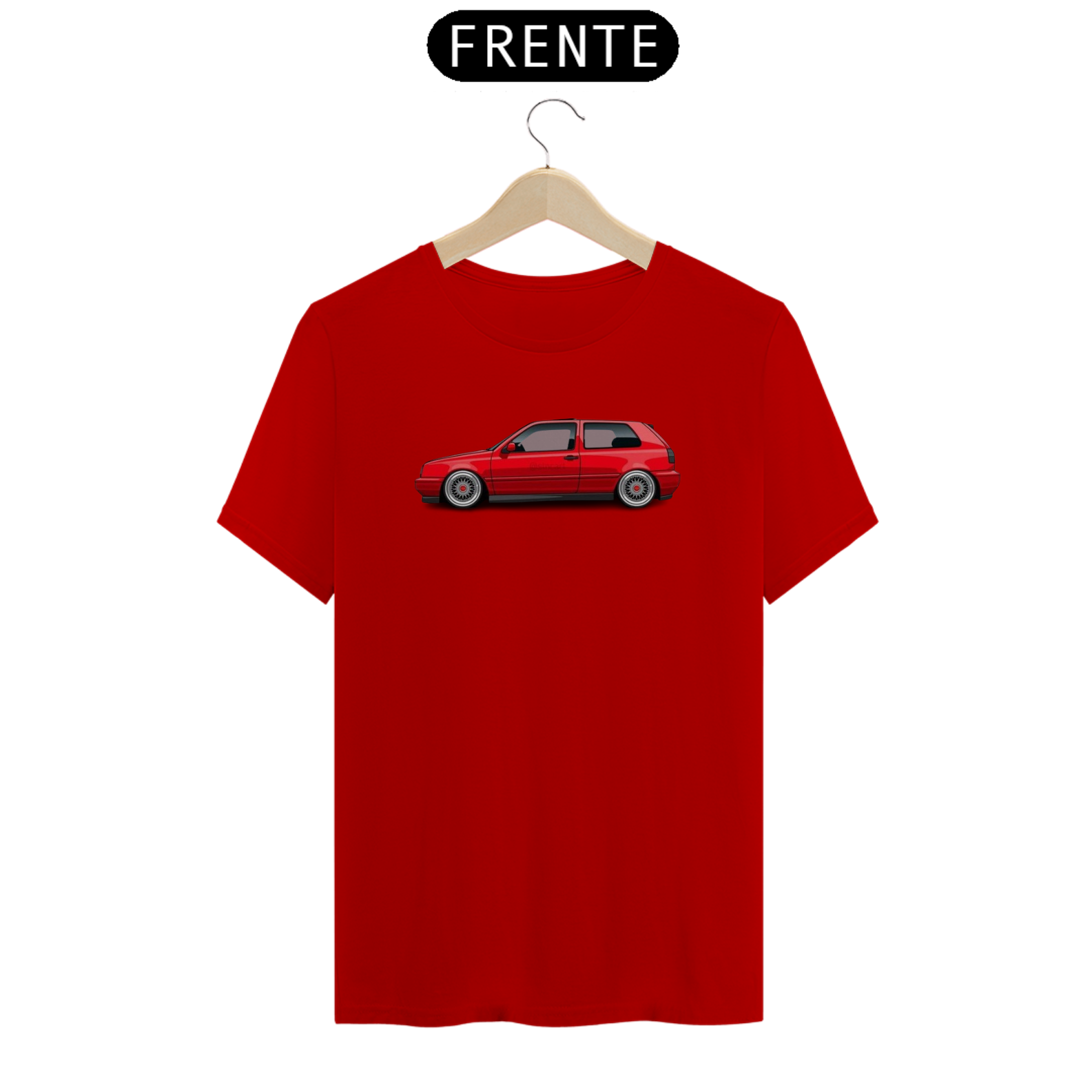 Nome do produto: Camisa com Carro Volkswagen Golf