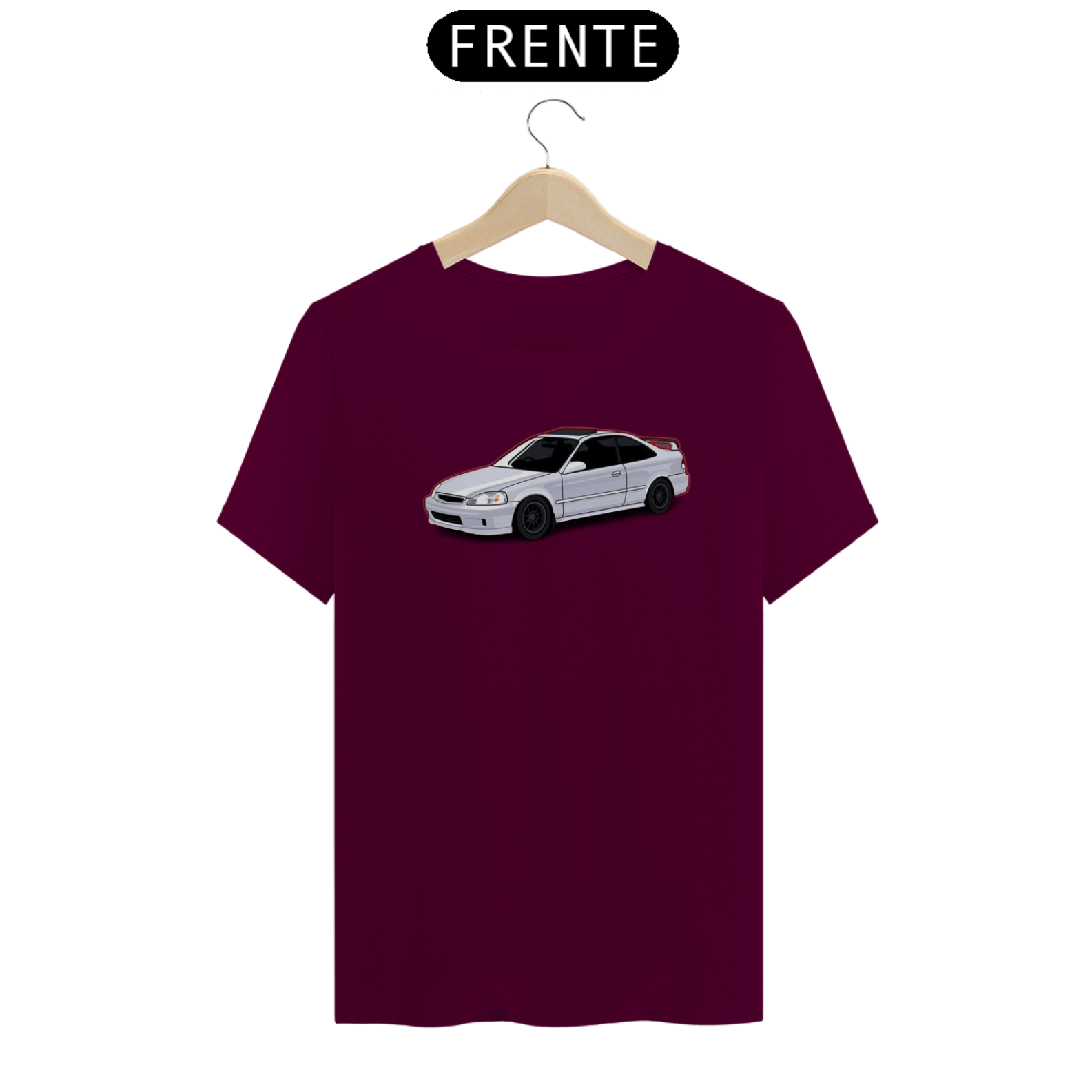 Nome do produto: Camisa com Carro Honda Civic