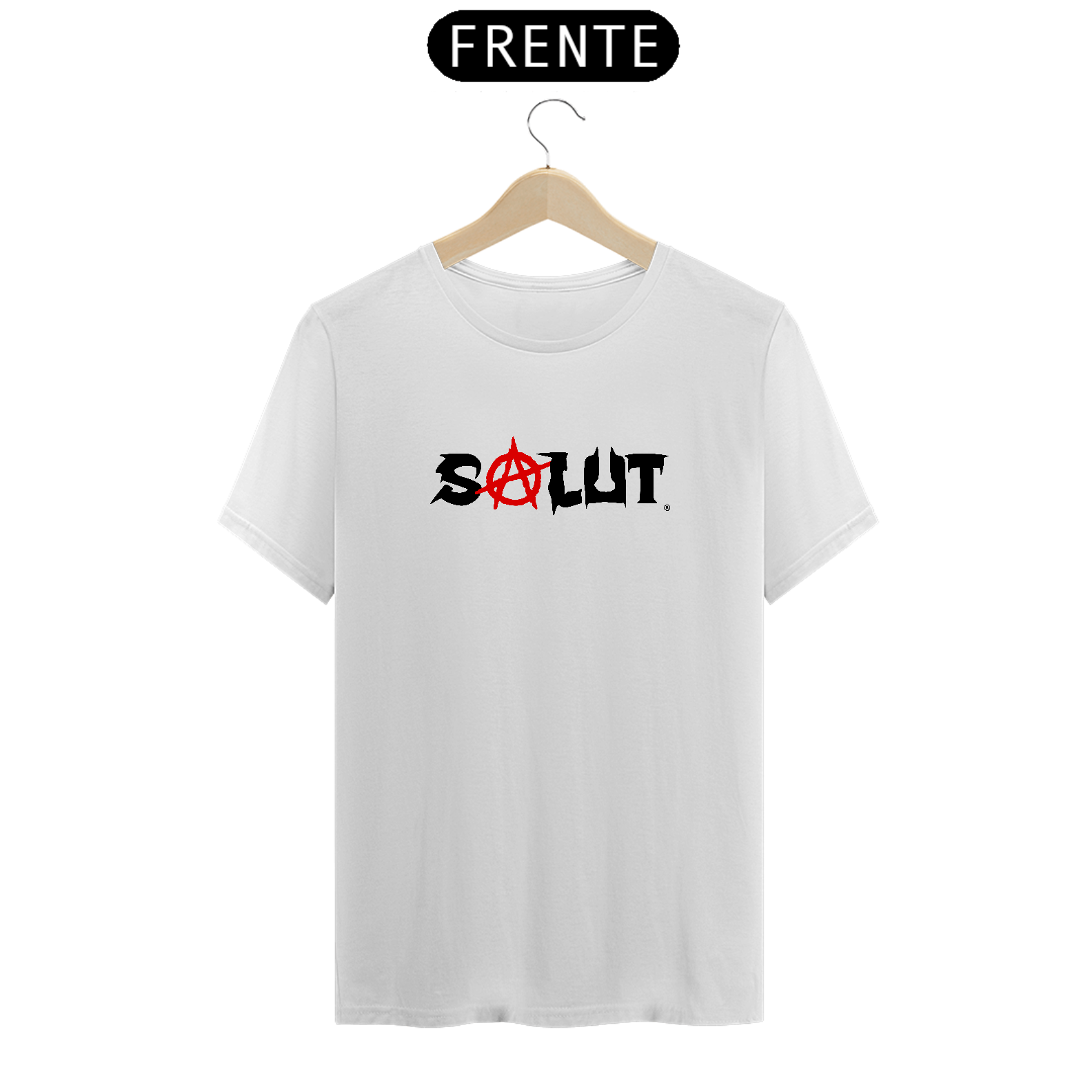 Salut Anarchy | White T-Shirt