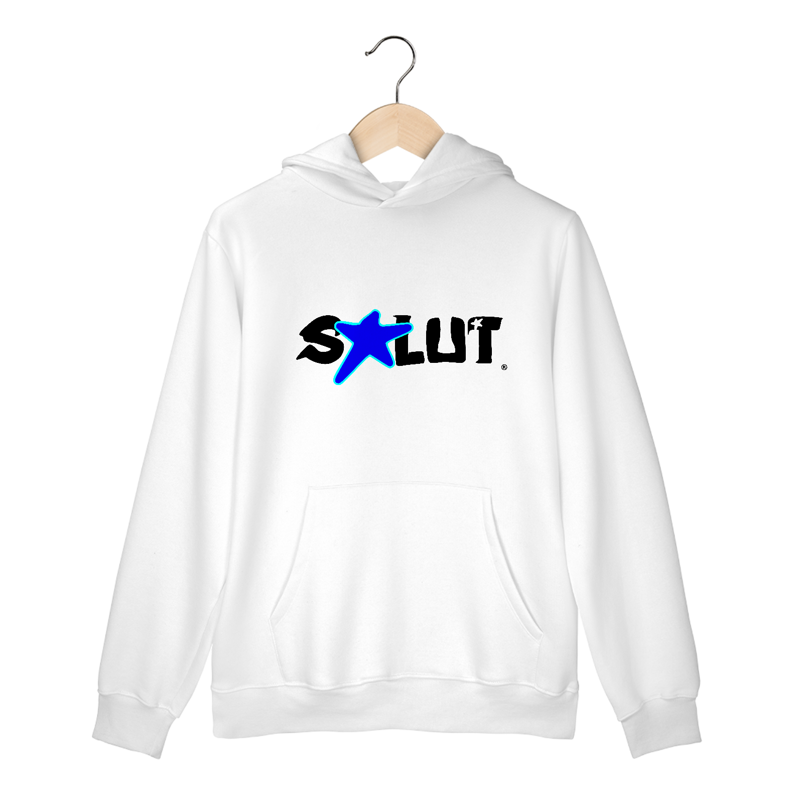 Salut Star | White | Hoodie