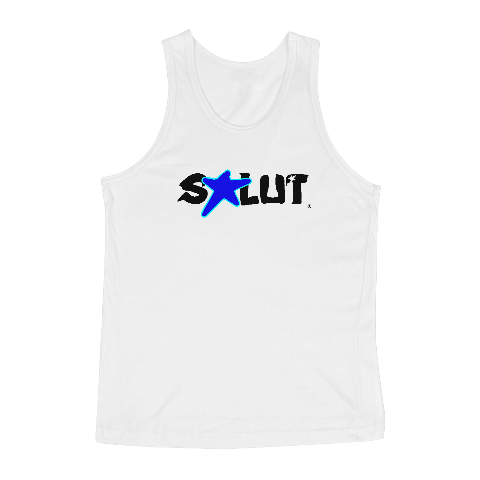 Salut Star | White | Tank Top