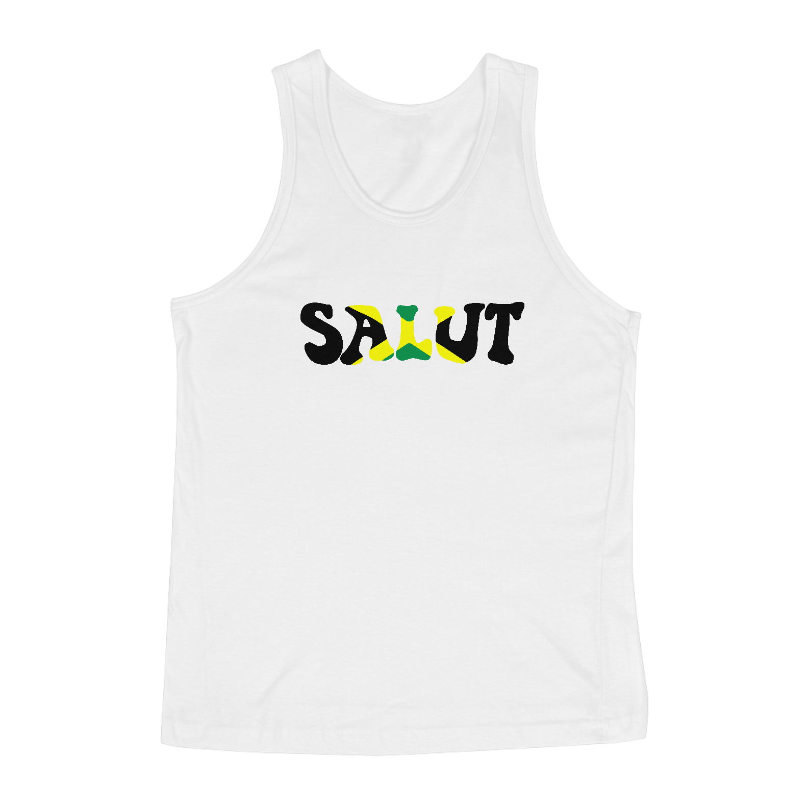 Salut Jamaica | White | Tank Top