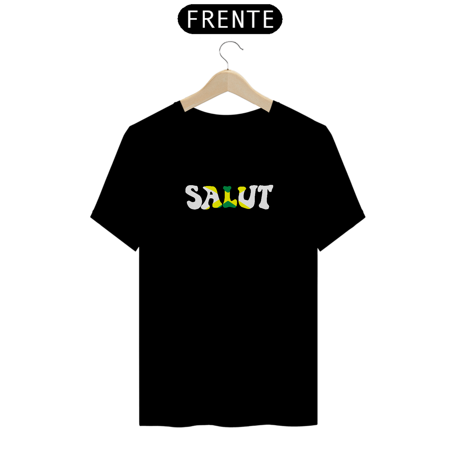 Salut Jamaica | Black T-Shirt
