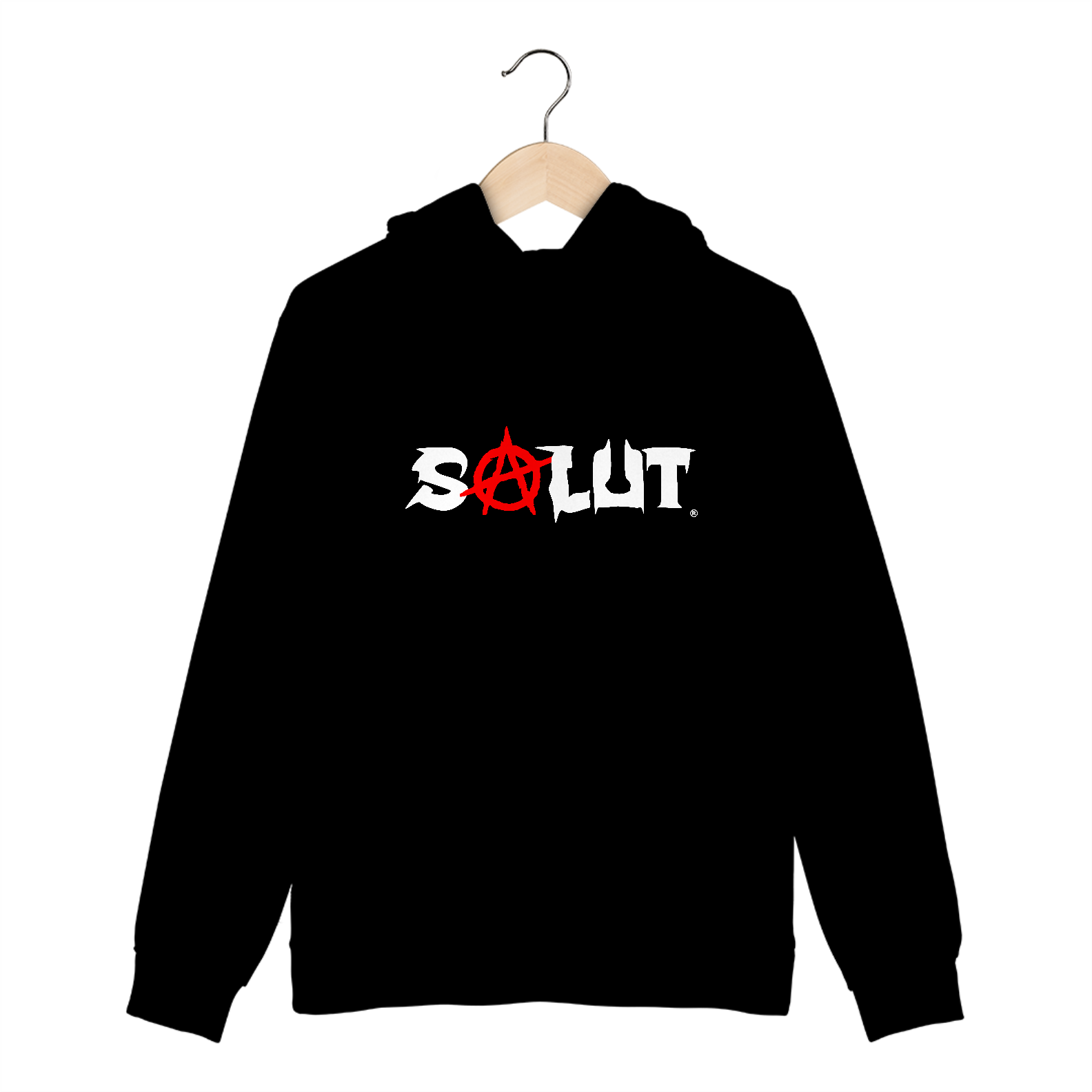 Salut Anarchy | White | Hoodie
