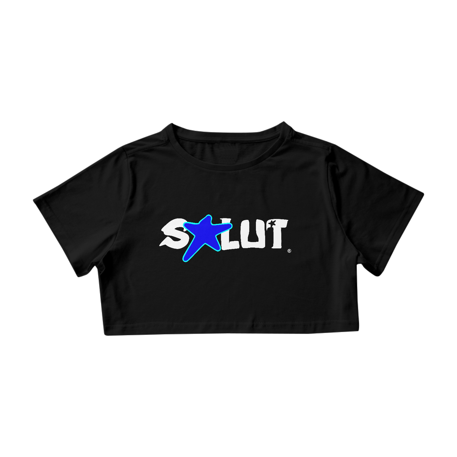 Salut Star | Black | Cropped