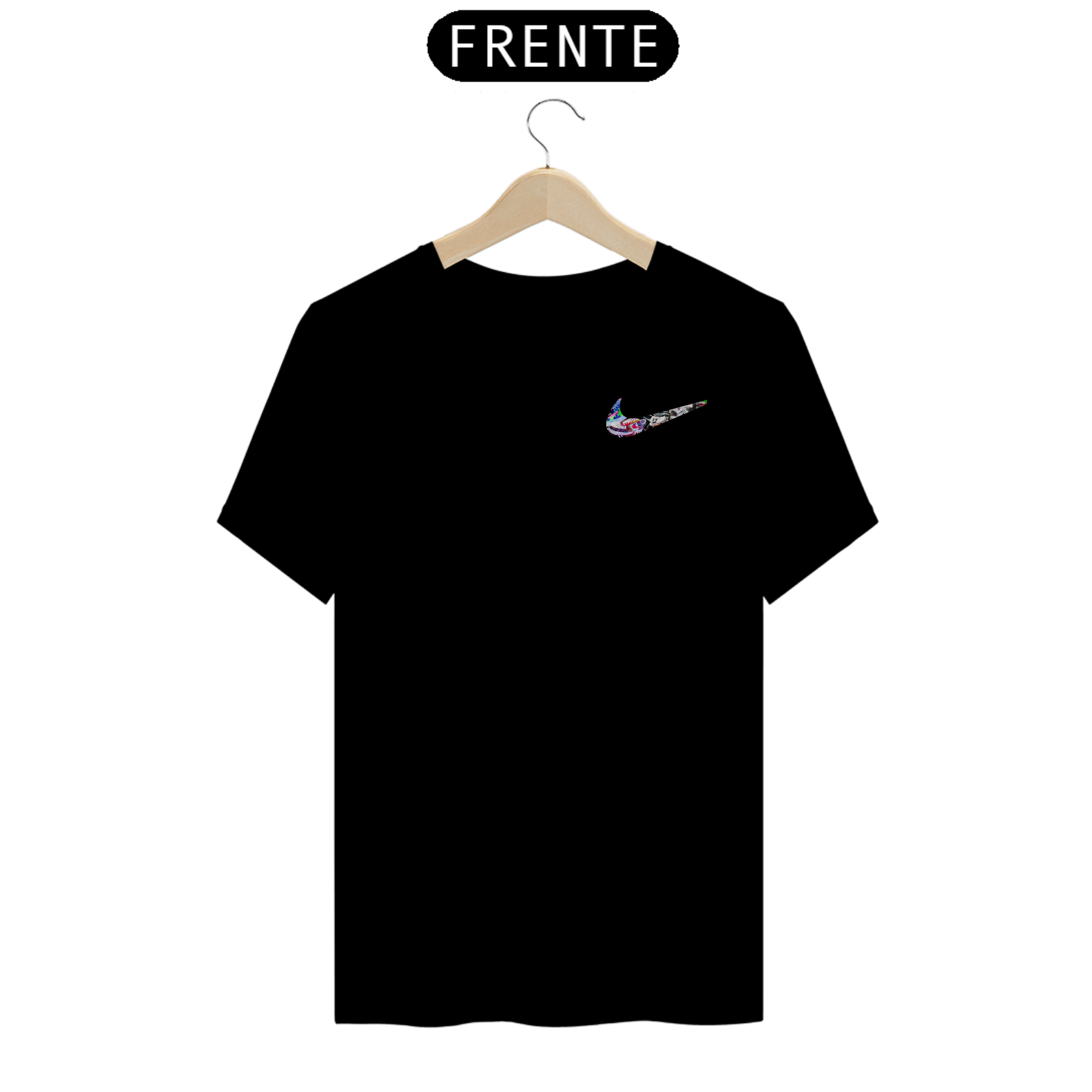 Nome do produto: Camisa preta da nike unissex 