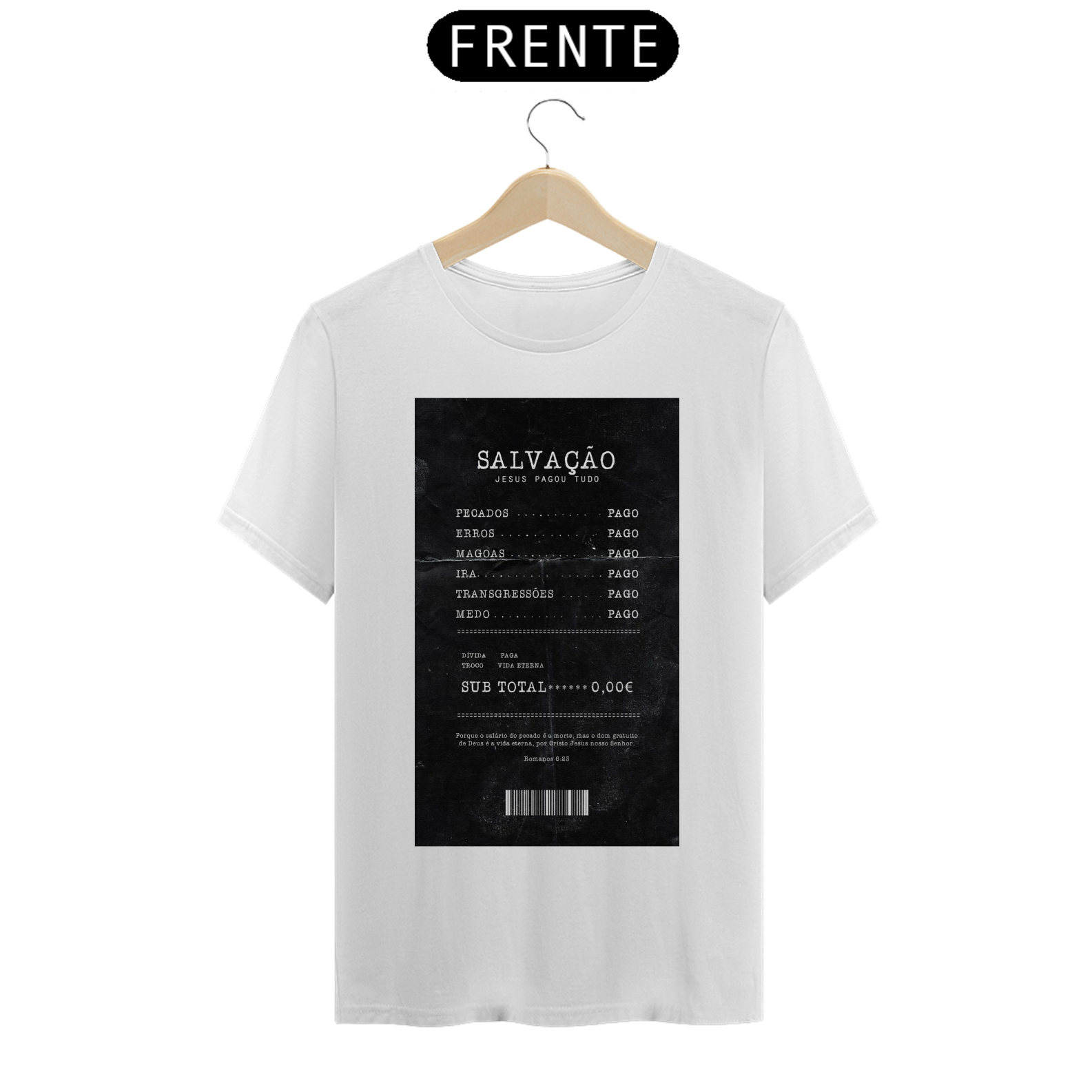 Nome do produto: CAMISA PREMIUM CODIGO DE BARRAS