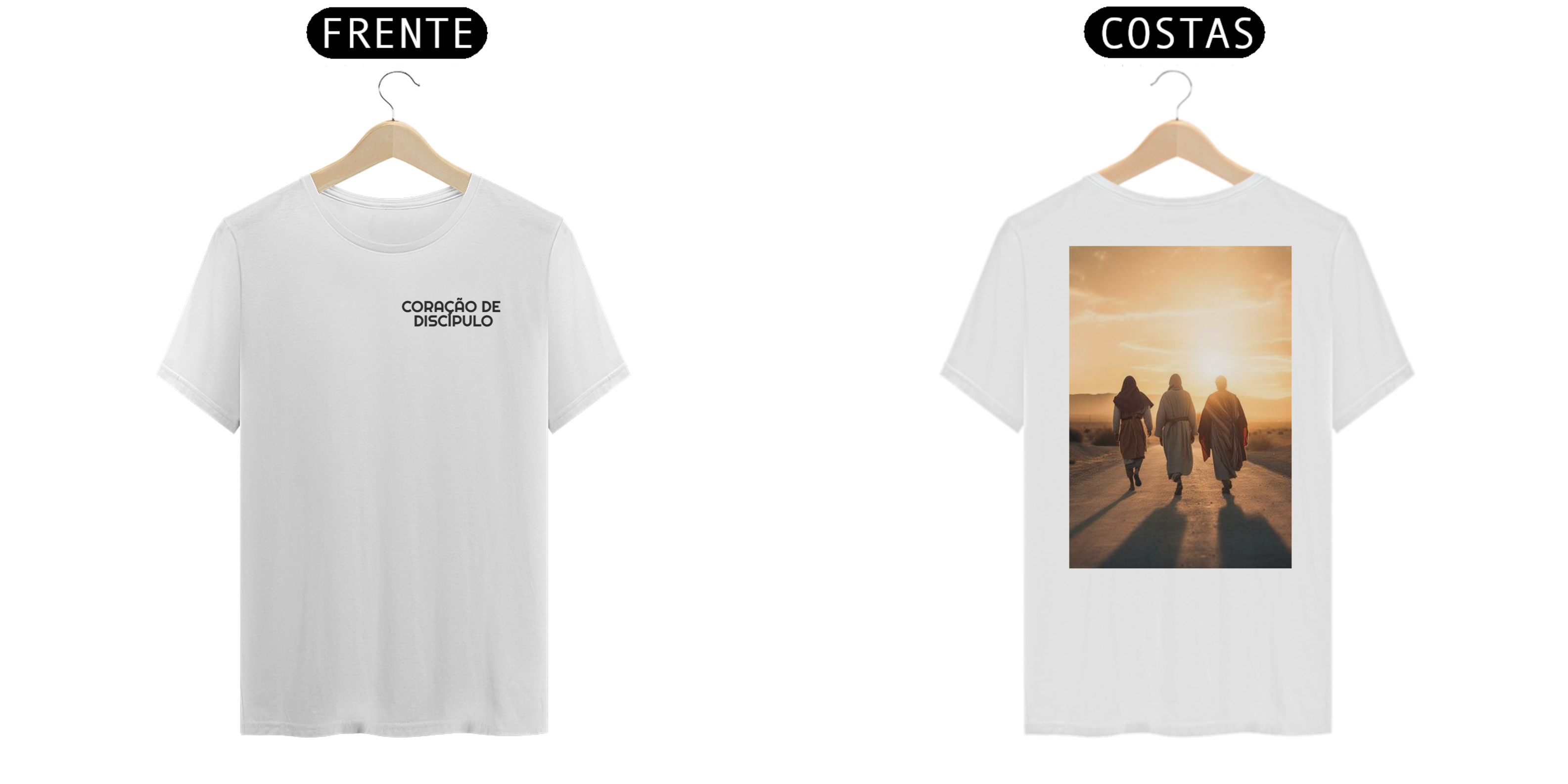 Nome do produto: CAMISA CORAÇÃO DE DISCÍPULO