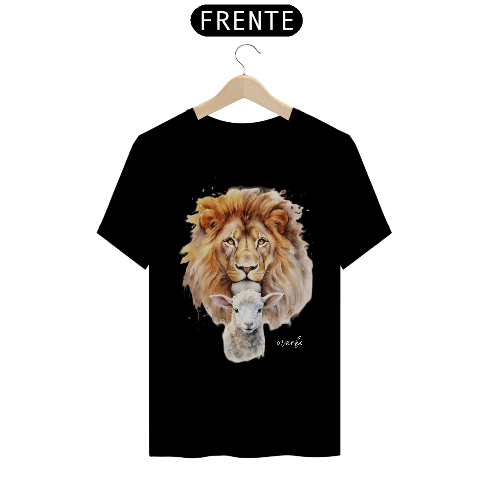 Nome do produto: CAMISA PREMIUM O LEÃO E O CORDEIRO
