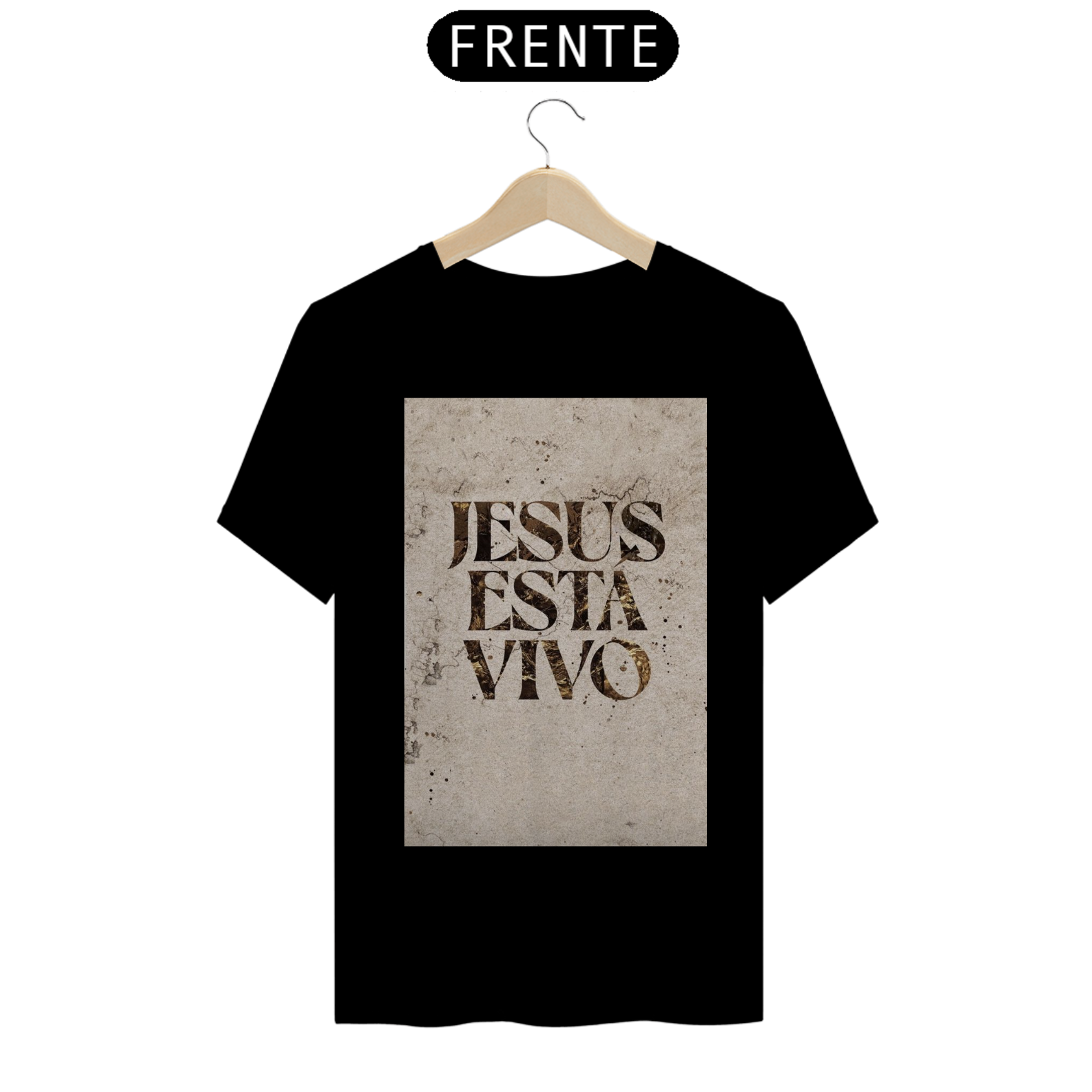 Nome do produto: CAMISA JESUS ESTÁ VIVO