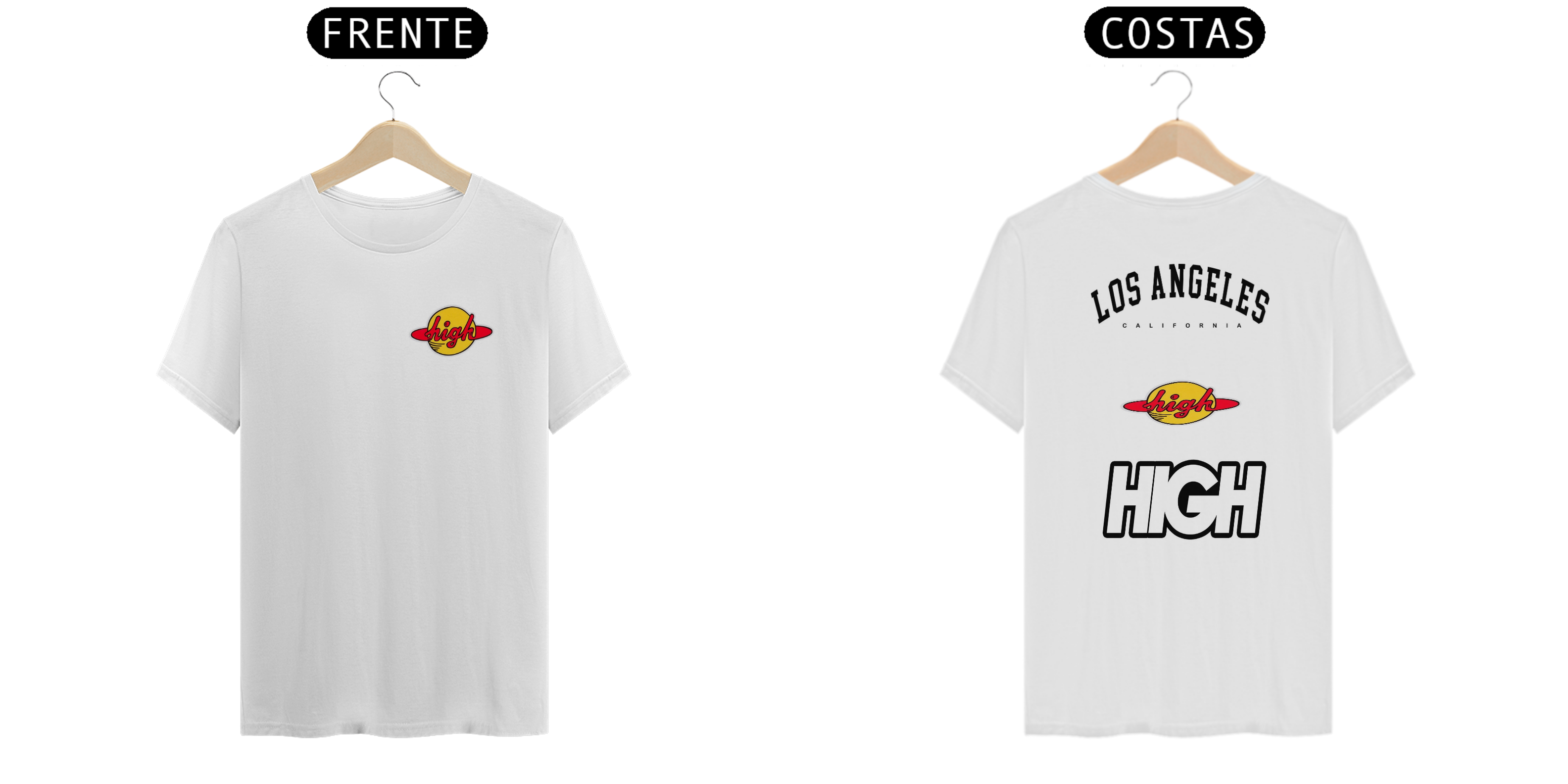 Nome do produto: Camisa branca HIGH Premium 