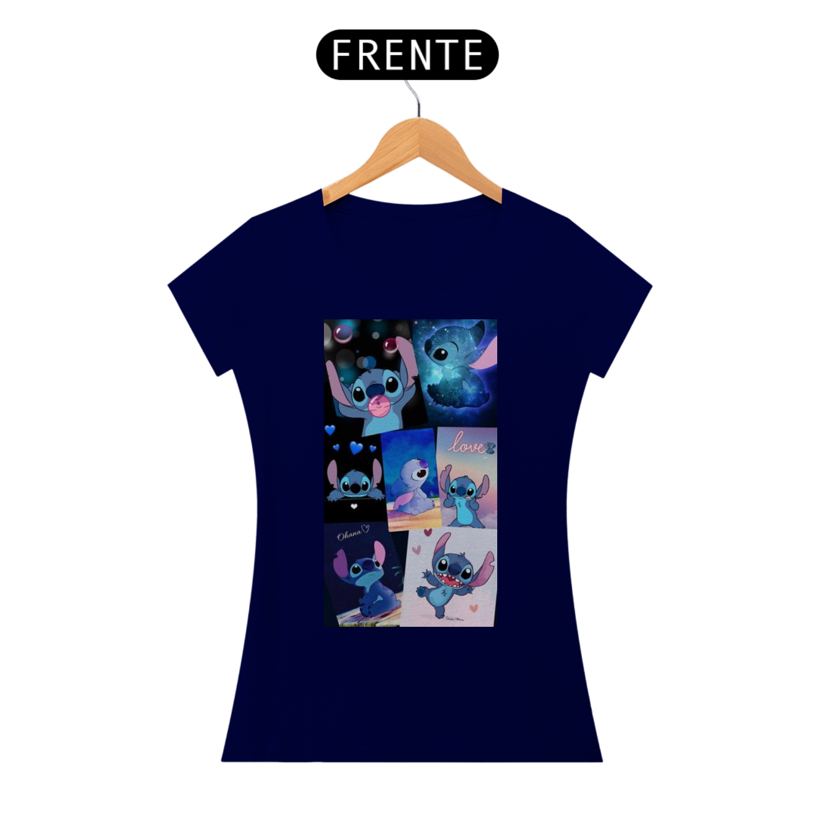 Nome do produto:  T - shirt lilo e stitch