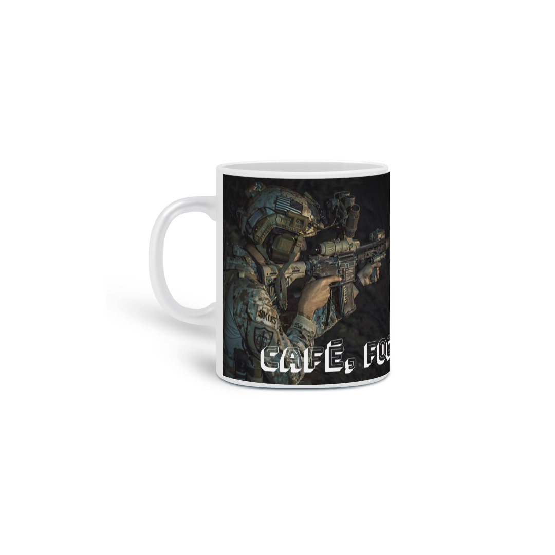 Nome do produto: Caneca Café, foco e Fogo! W Style