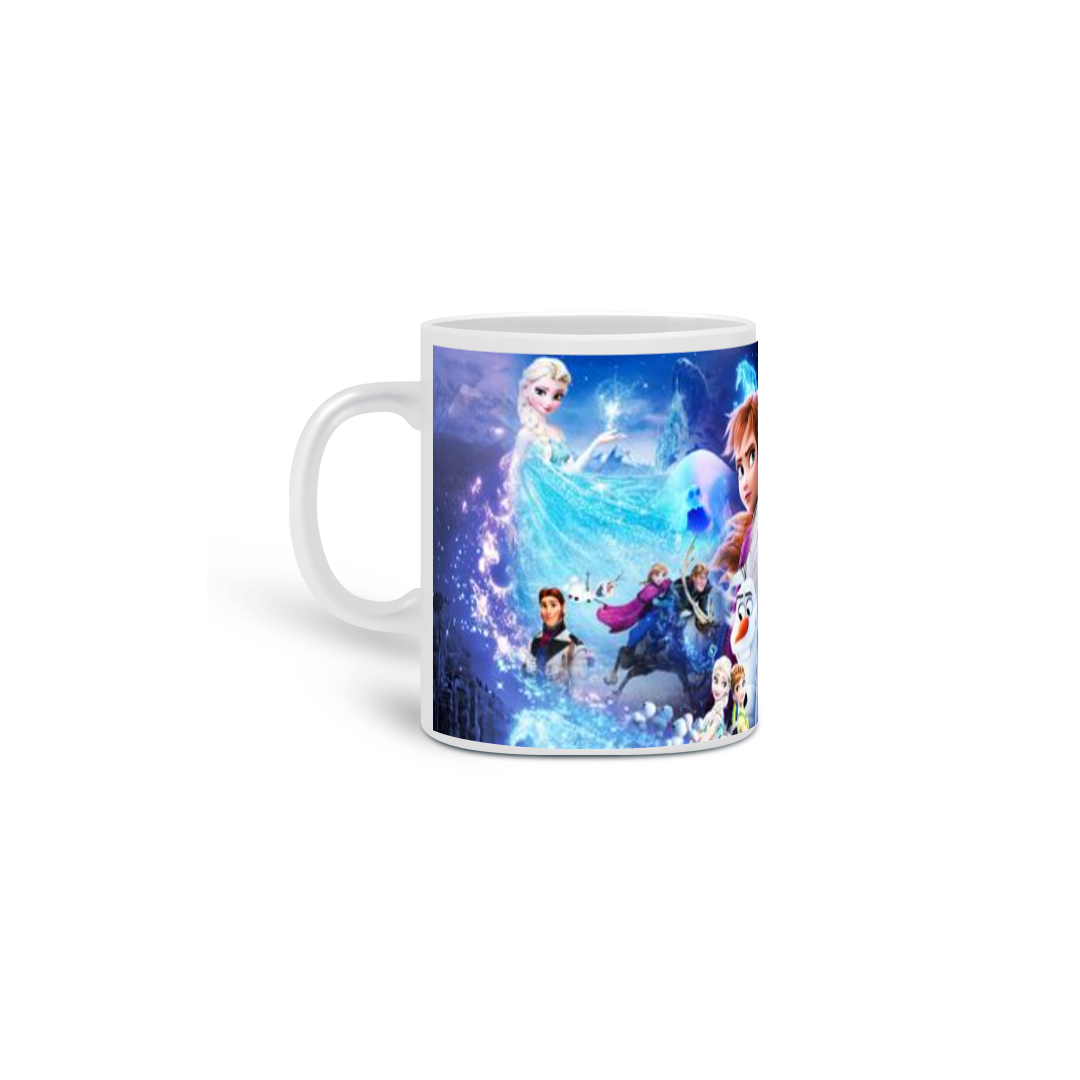 Nome do produto: Caneca Frozen (fundo azul)