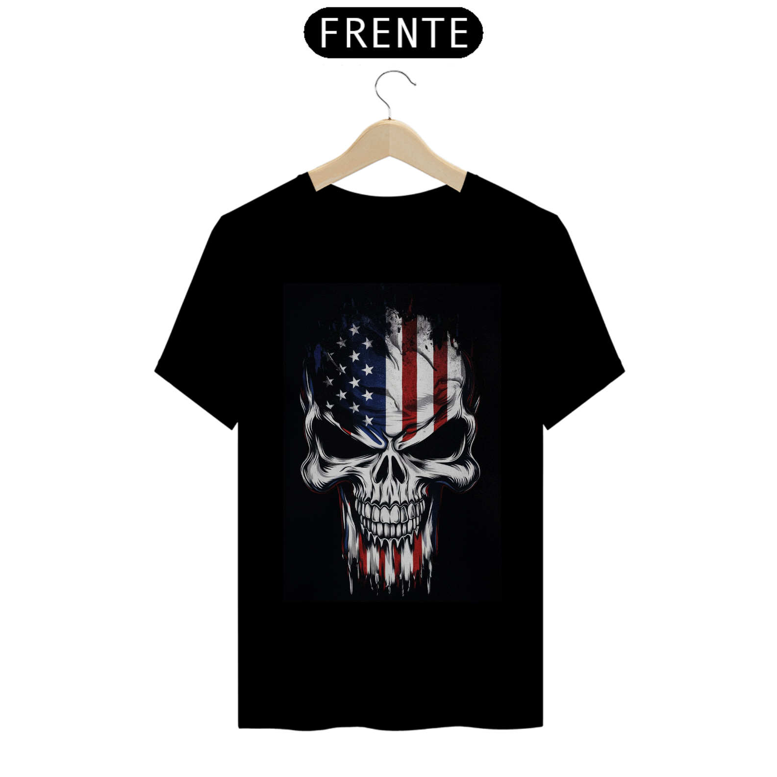 Nome do produto: T - shirt Caveira USA W Style