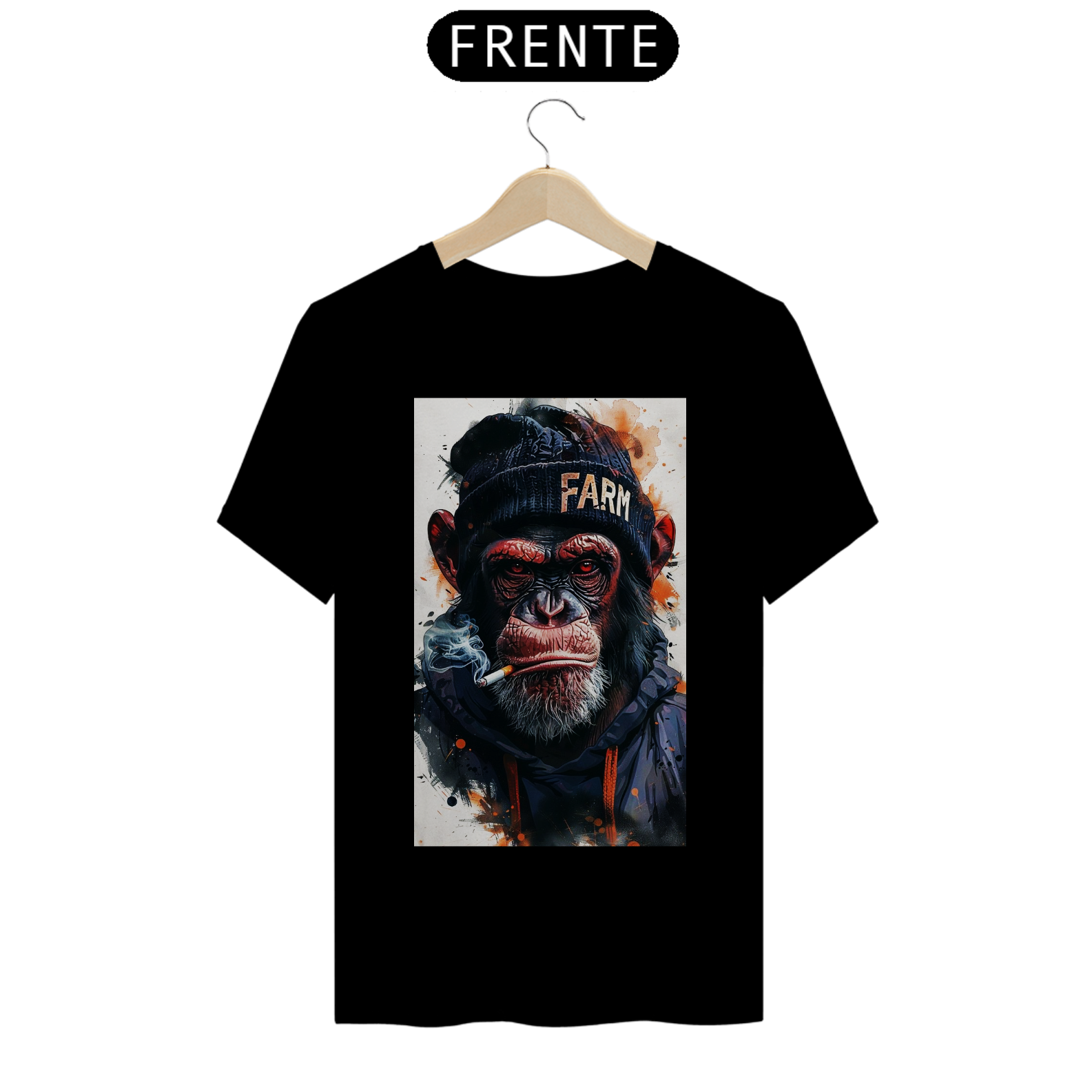 Nome do produto: T - shirt Monkey Bad W Style