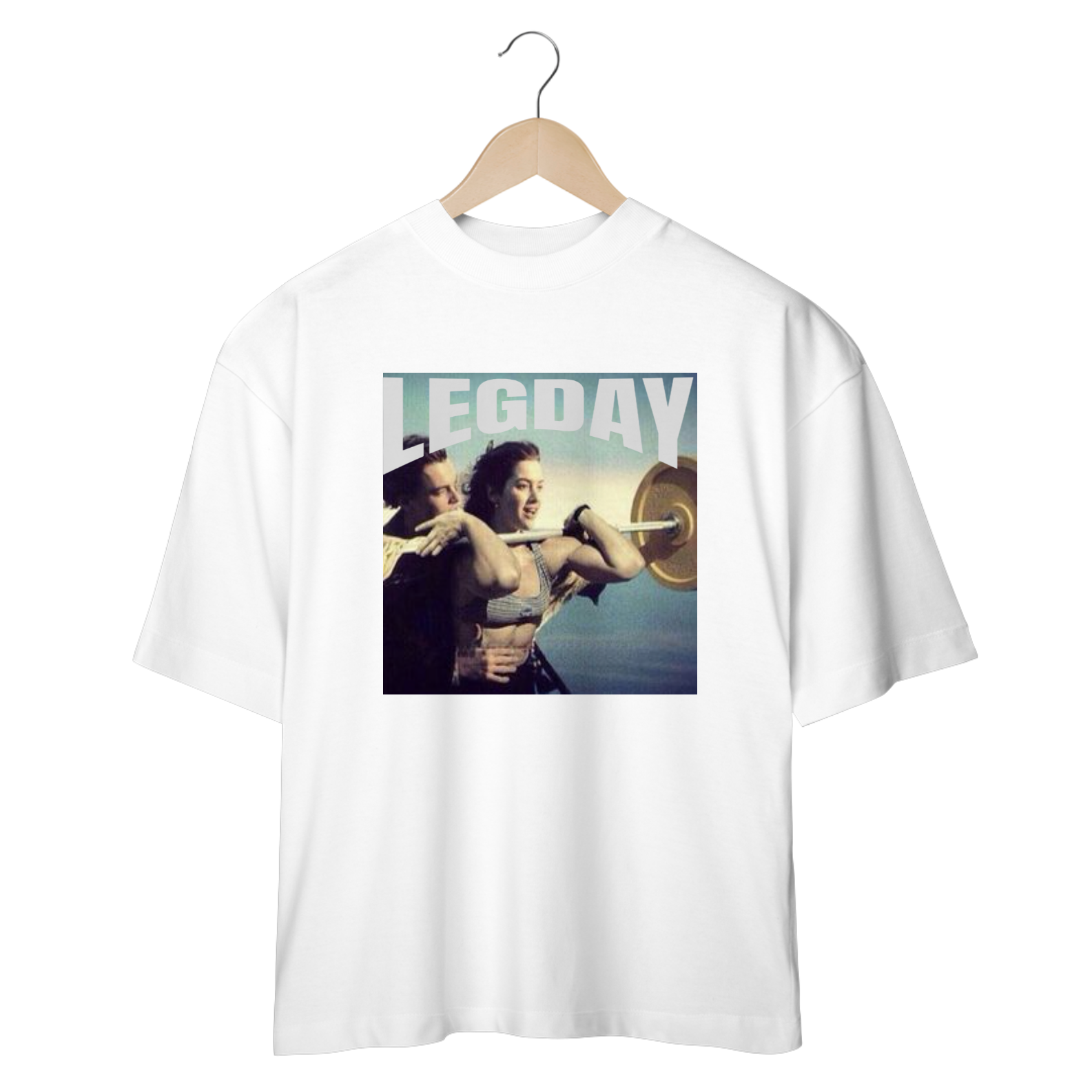 Nome do produto: CAMISA OVERSIZED ACADEMIA MEME