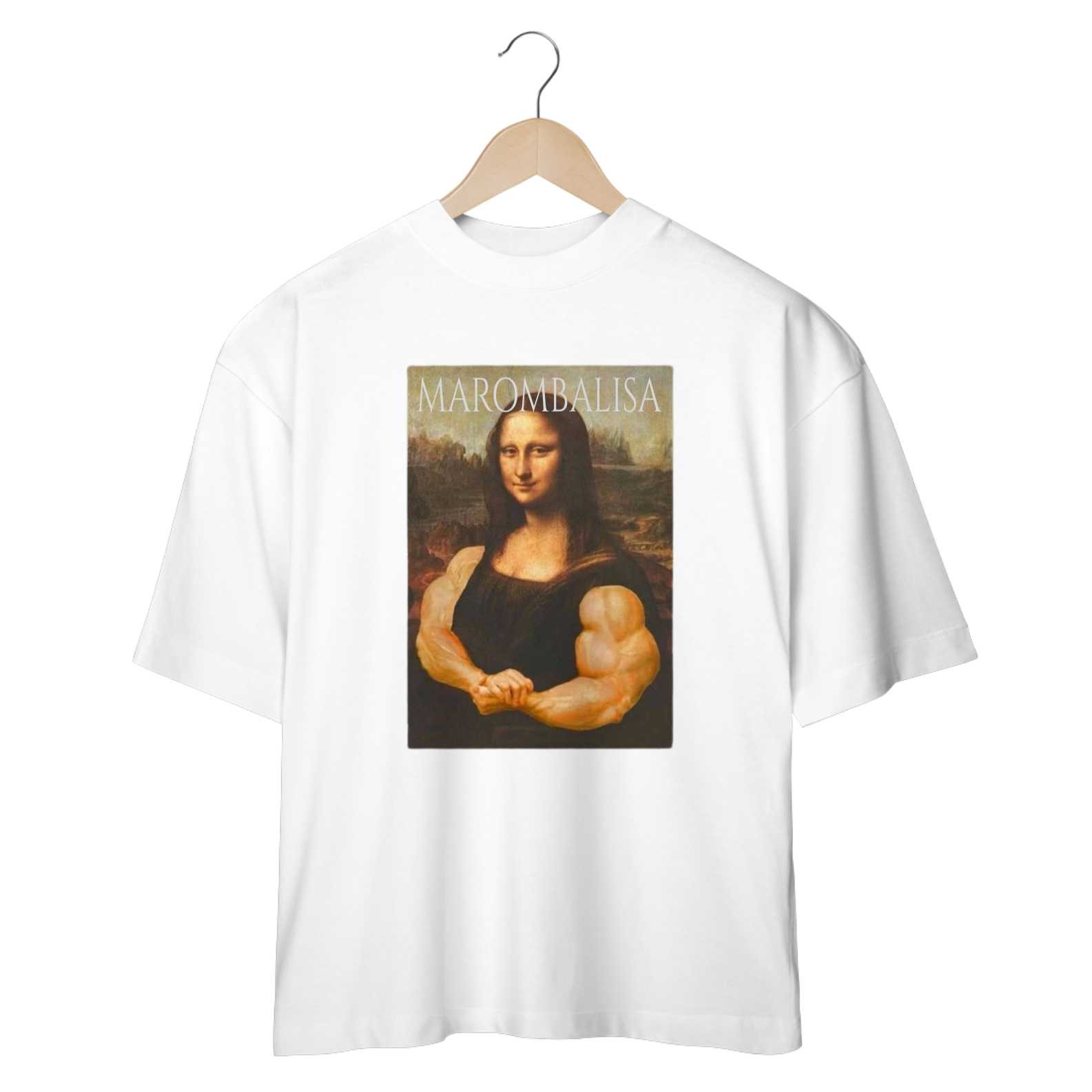 Nome do produto: CAMISA OVERSIZED MEME ACADEMIA