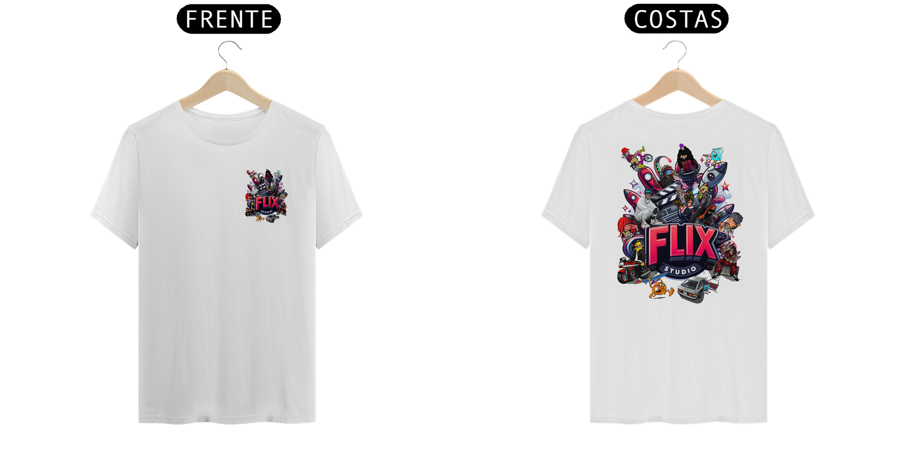 Nome do produto: Studio Flix essa estampa marca aniversario de 2 anos do projeto com algumas artes de sucesso 