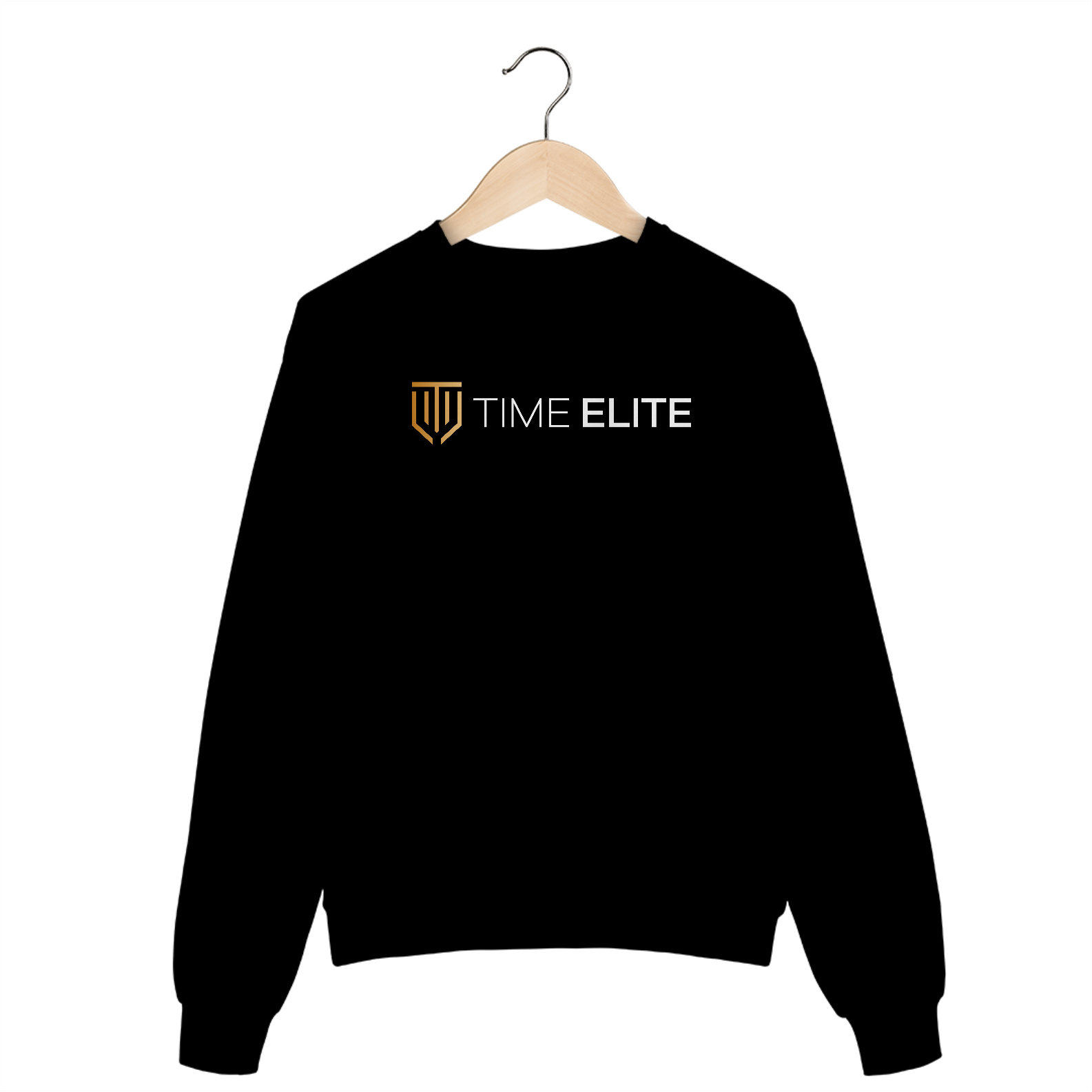 Moletom Time Elite - sem capuz (Preto)