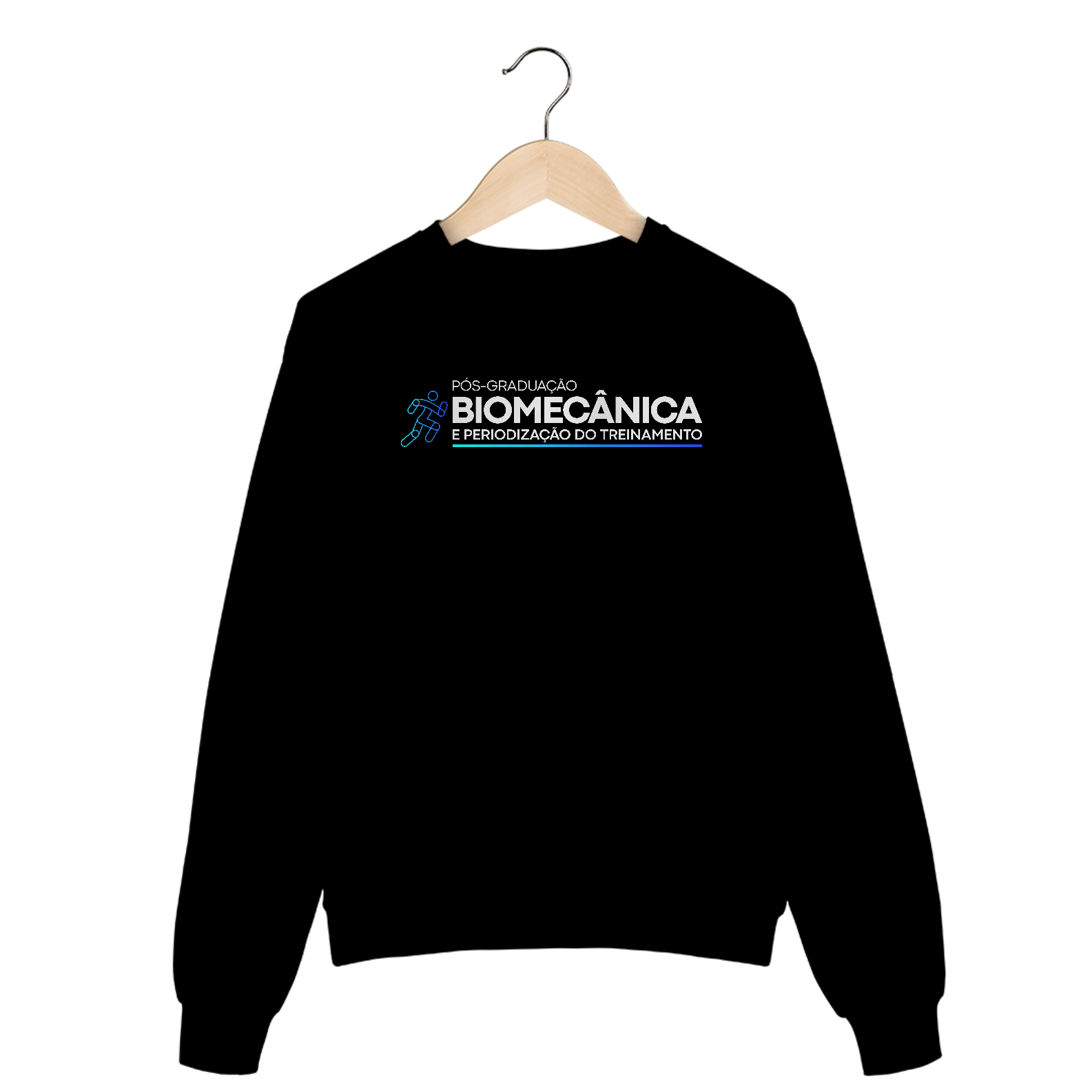 Moletom Pós em Biomecânica - sem capuz (Preto)