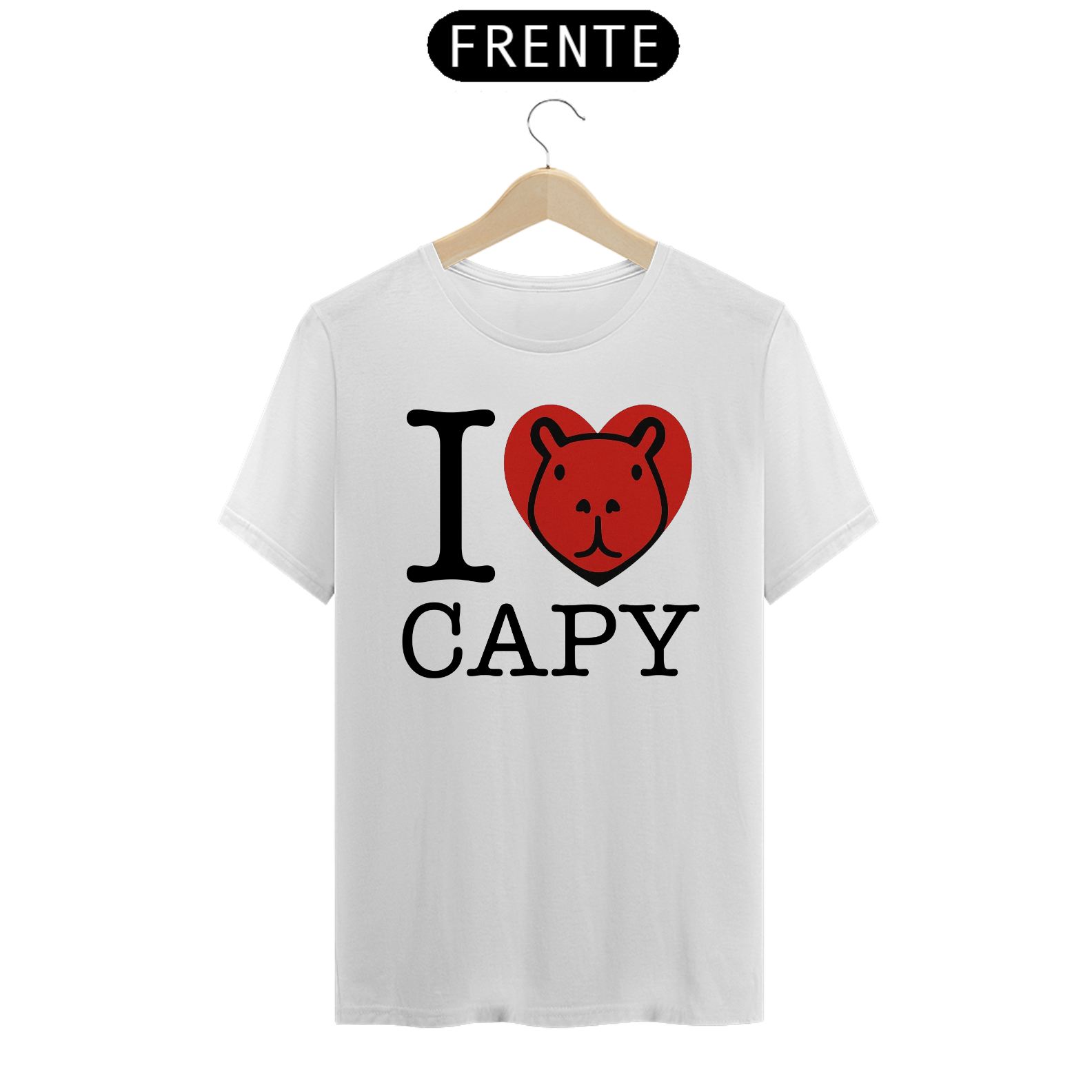 T-Shirt Unissex I Love Capy