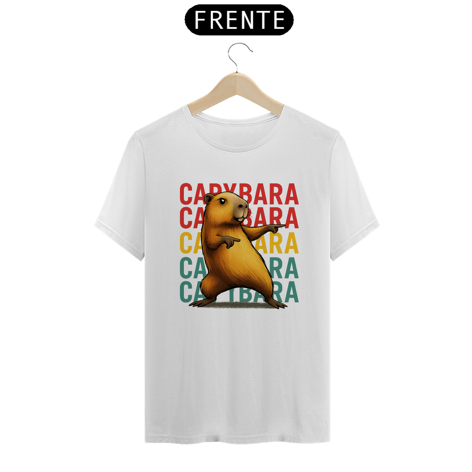 Nome do produto: Cam. Unissex - Capybara Dance 