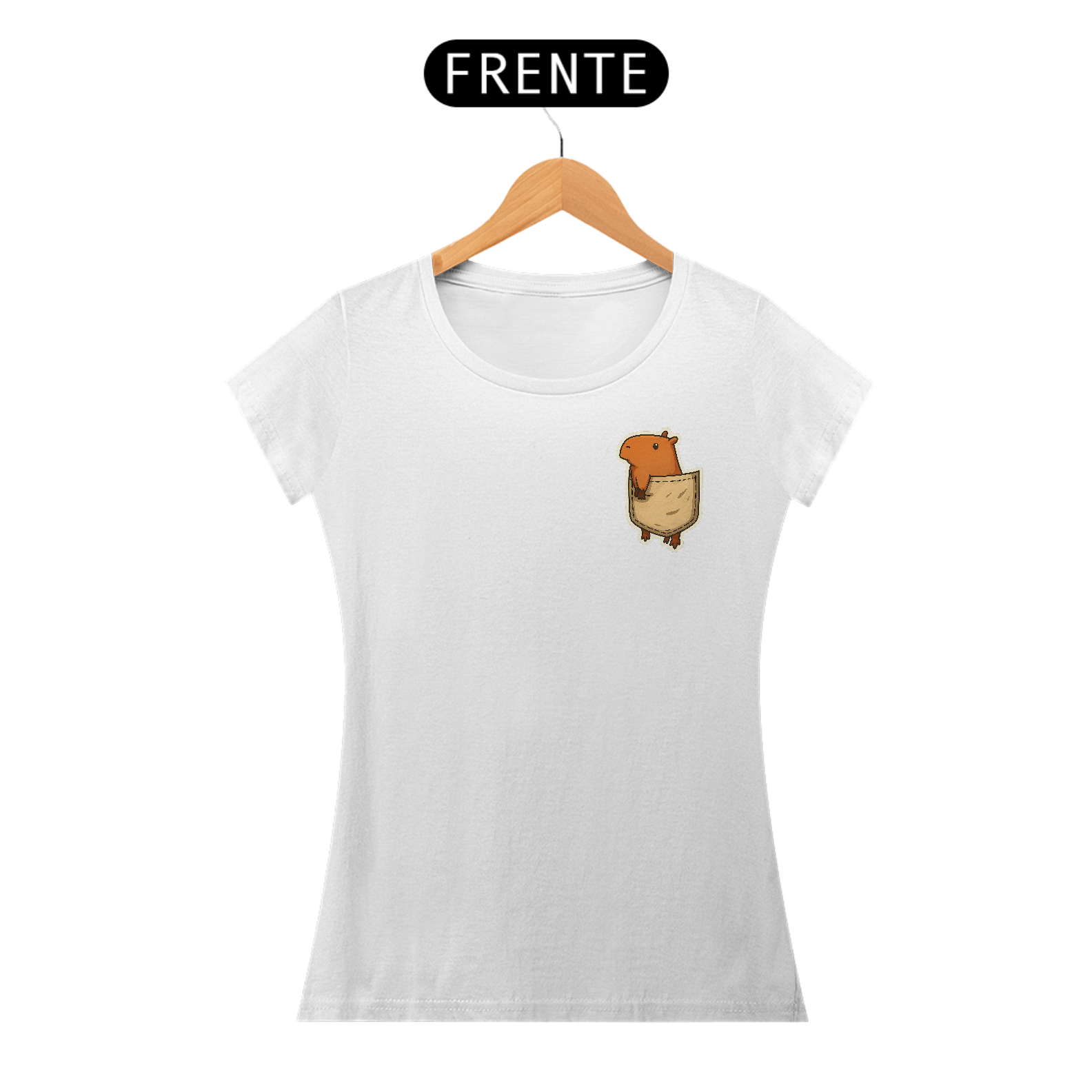 Babylook Fem - Capivara de Bolso