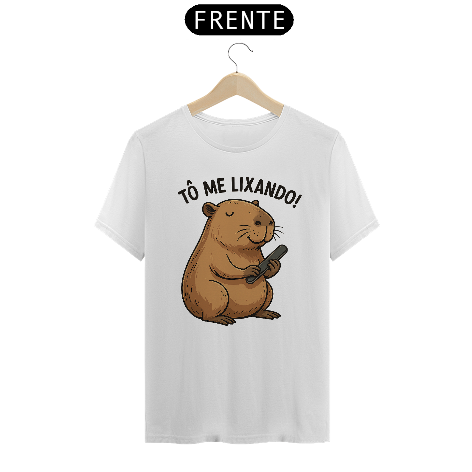 Cam. unissex - Capivara To me Lixando