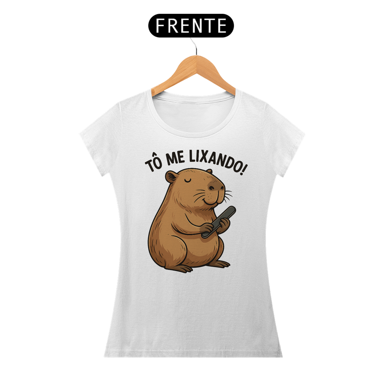 Babylook Fem Capivara To me Lixando