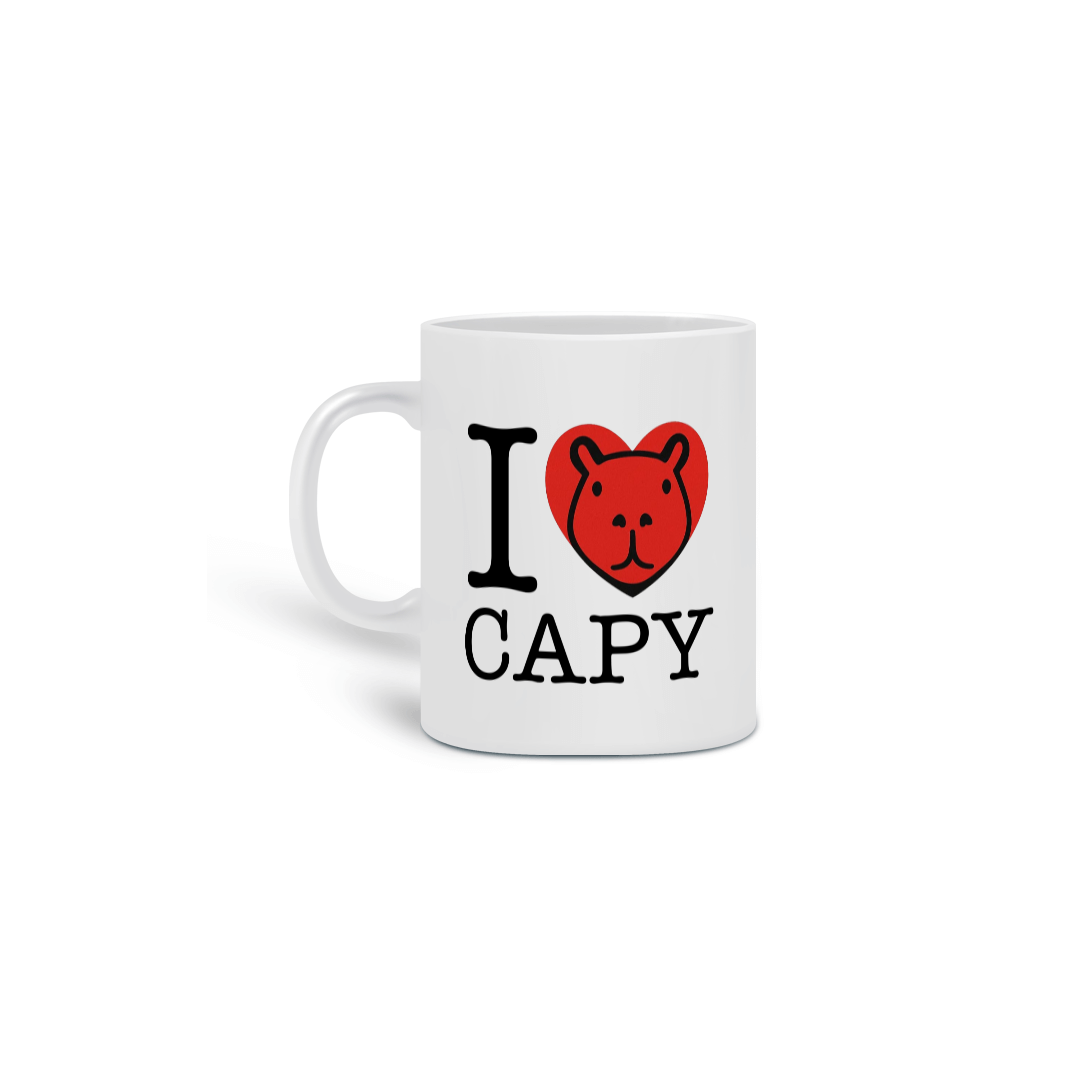 Caneca I Love Capy